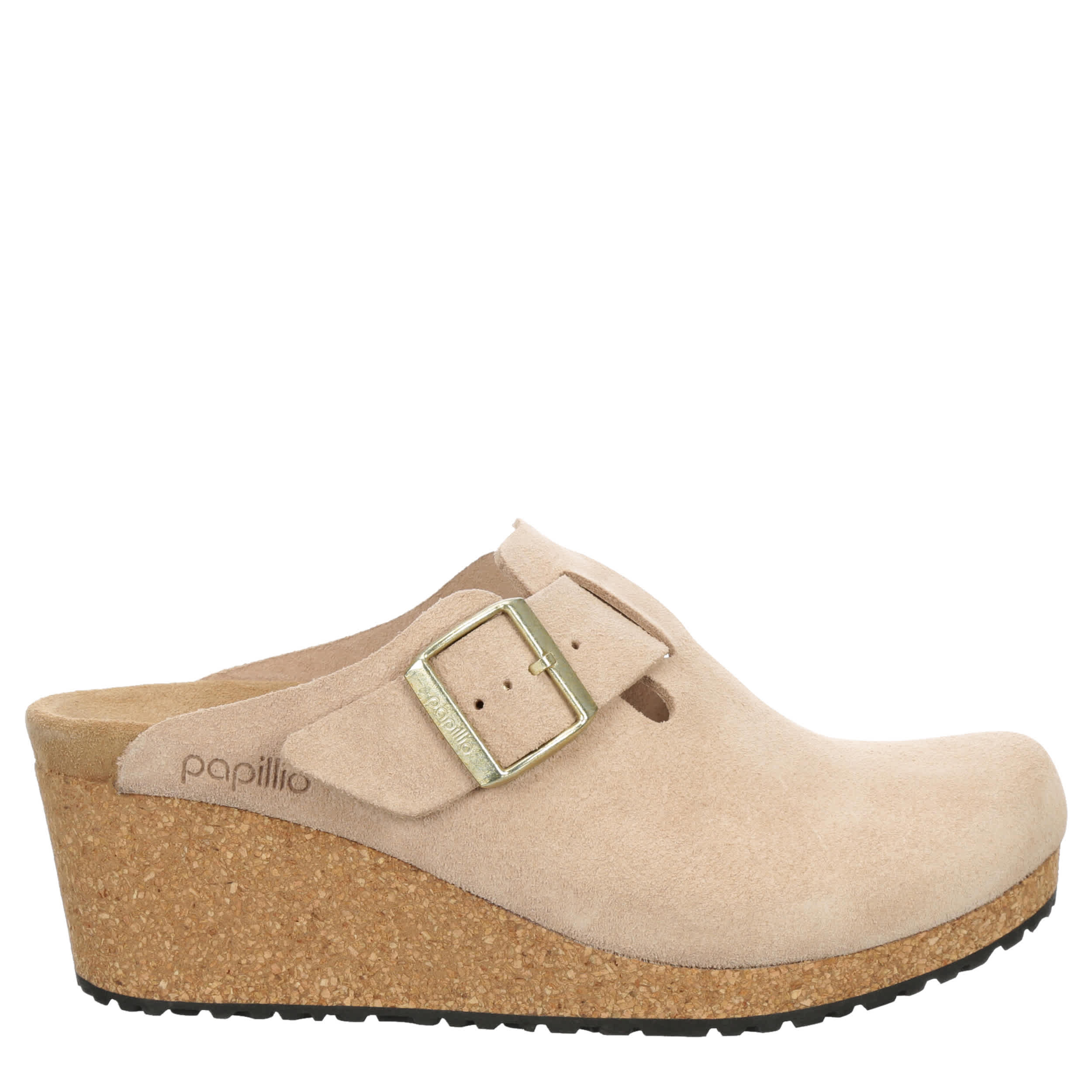 BIRKENSTOCK WOMENS FANNY WEDGE CLOG - SAND