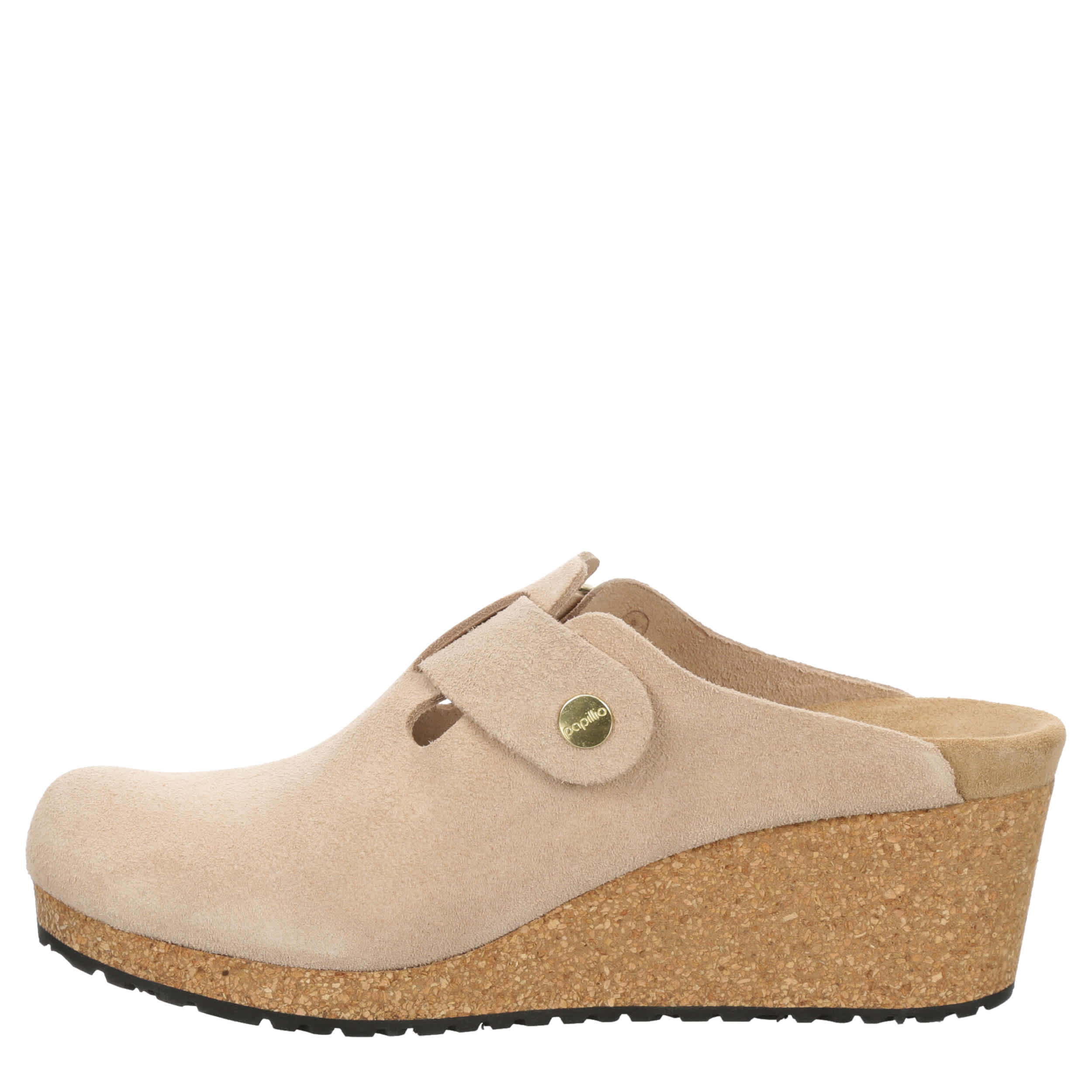 BIRKENSTOCK WOMENS FANNY WEDGE CLOG - SAND