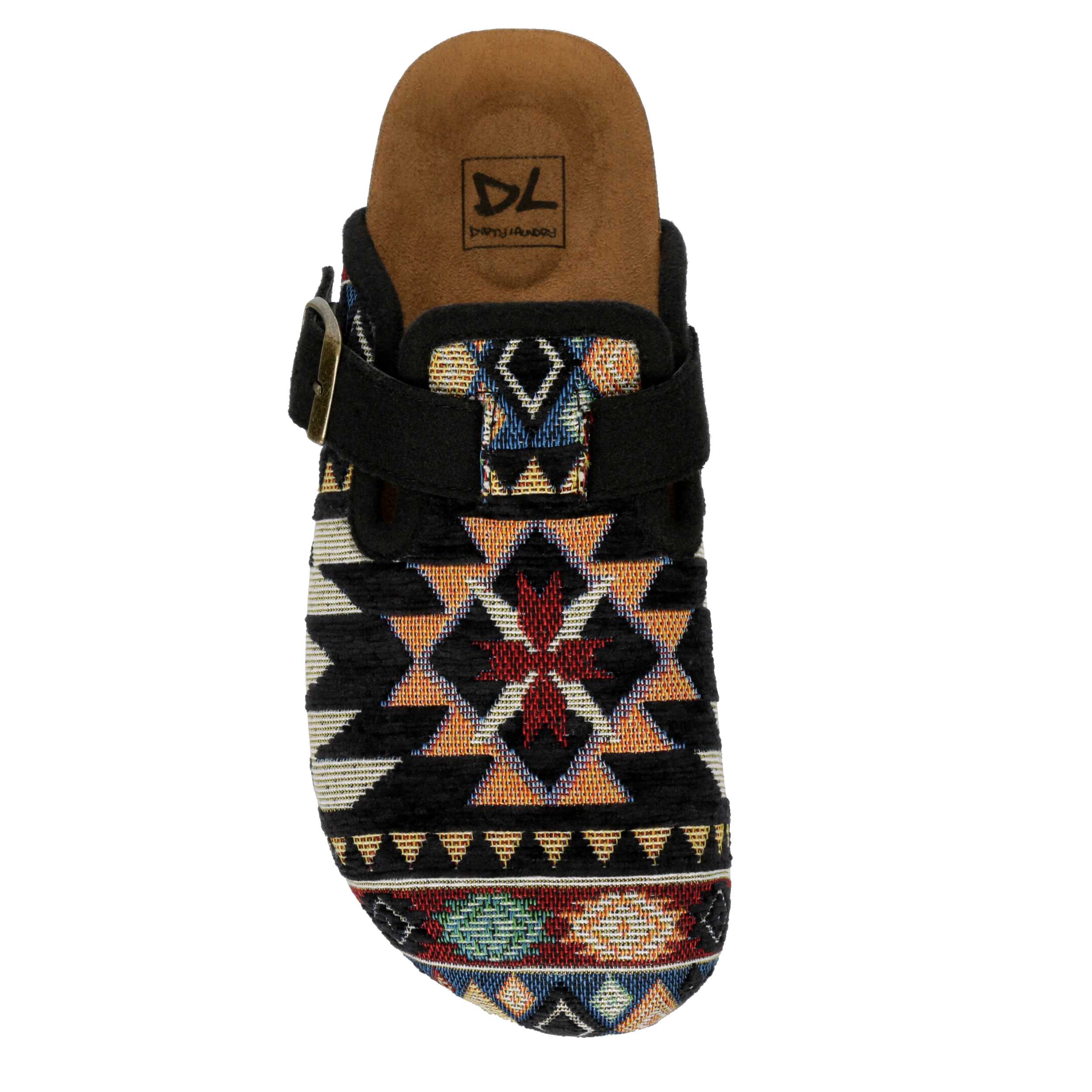 DIRTY LAUNDRY WOMENS MYSTIFY CLOG - BLACK