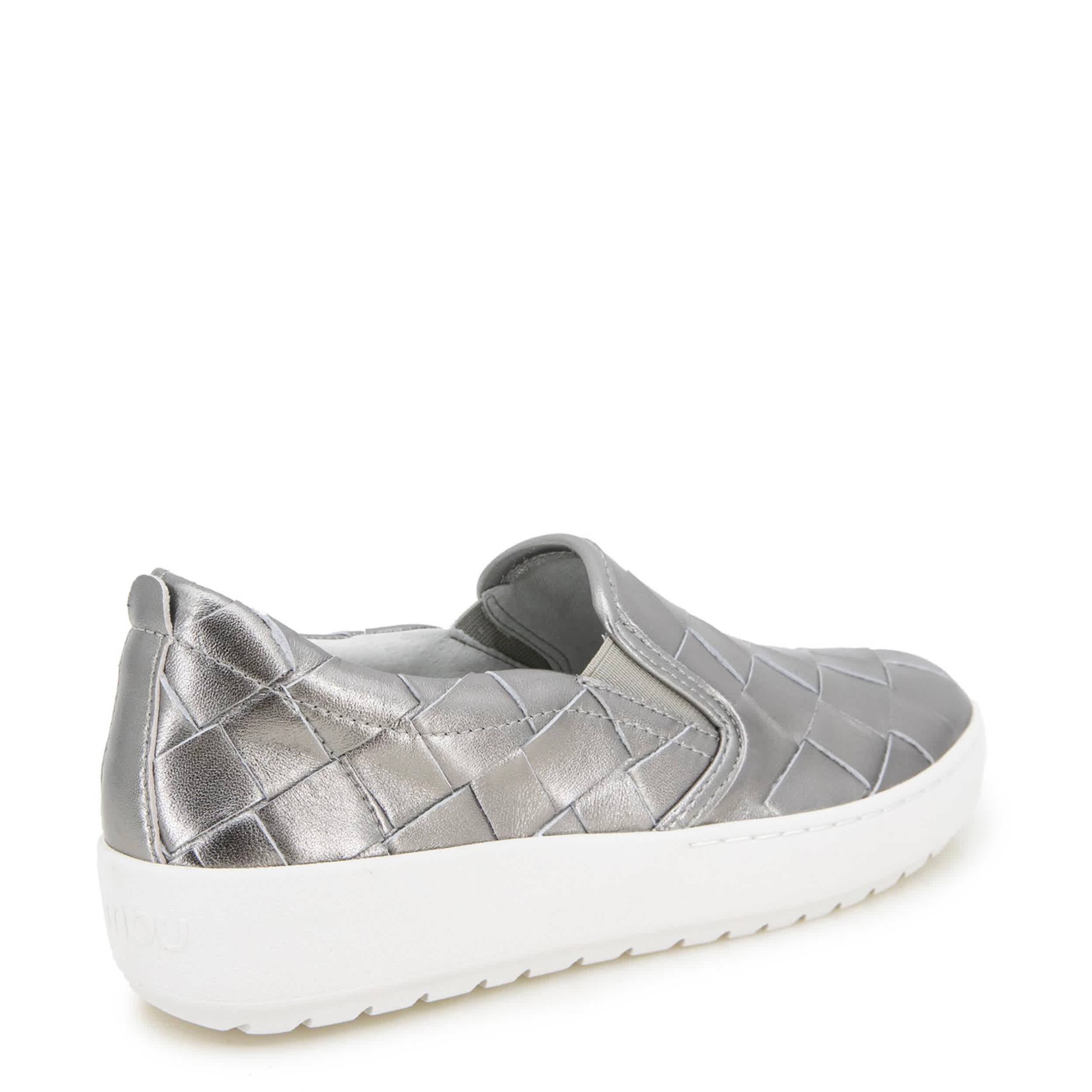 JAMBU-WOMENS CHARLOTTE SLIP ON SNEAKER-GREY & 