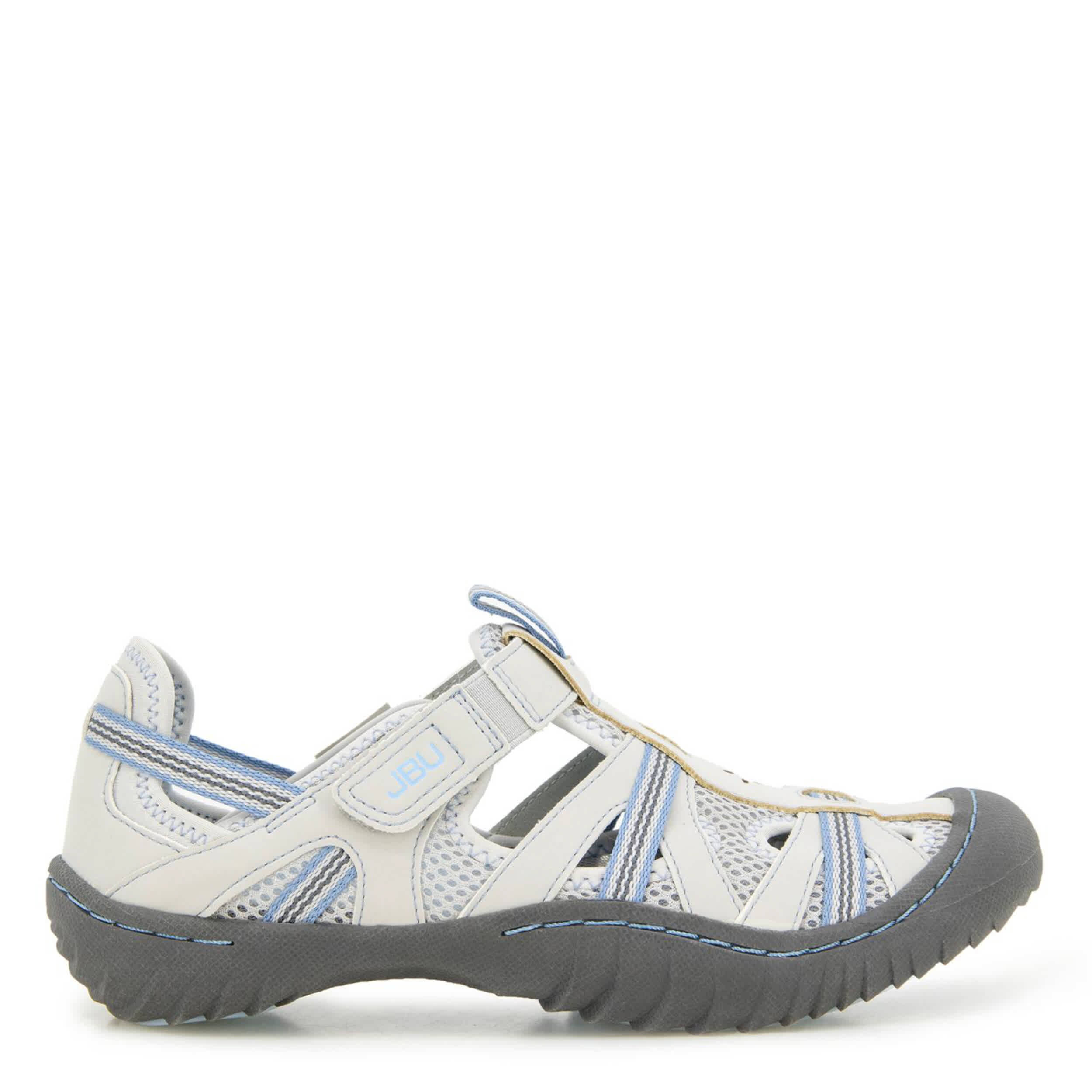 JBU-WOMENS REGIONAL SLIP ON WATER SHOE-PALE GREY & STONE