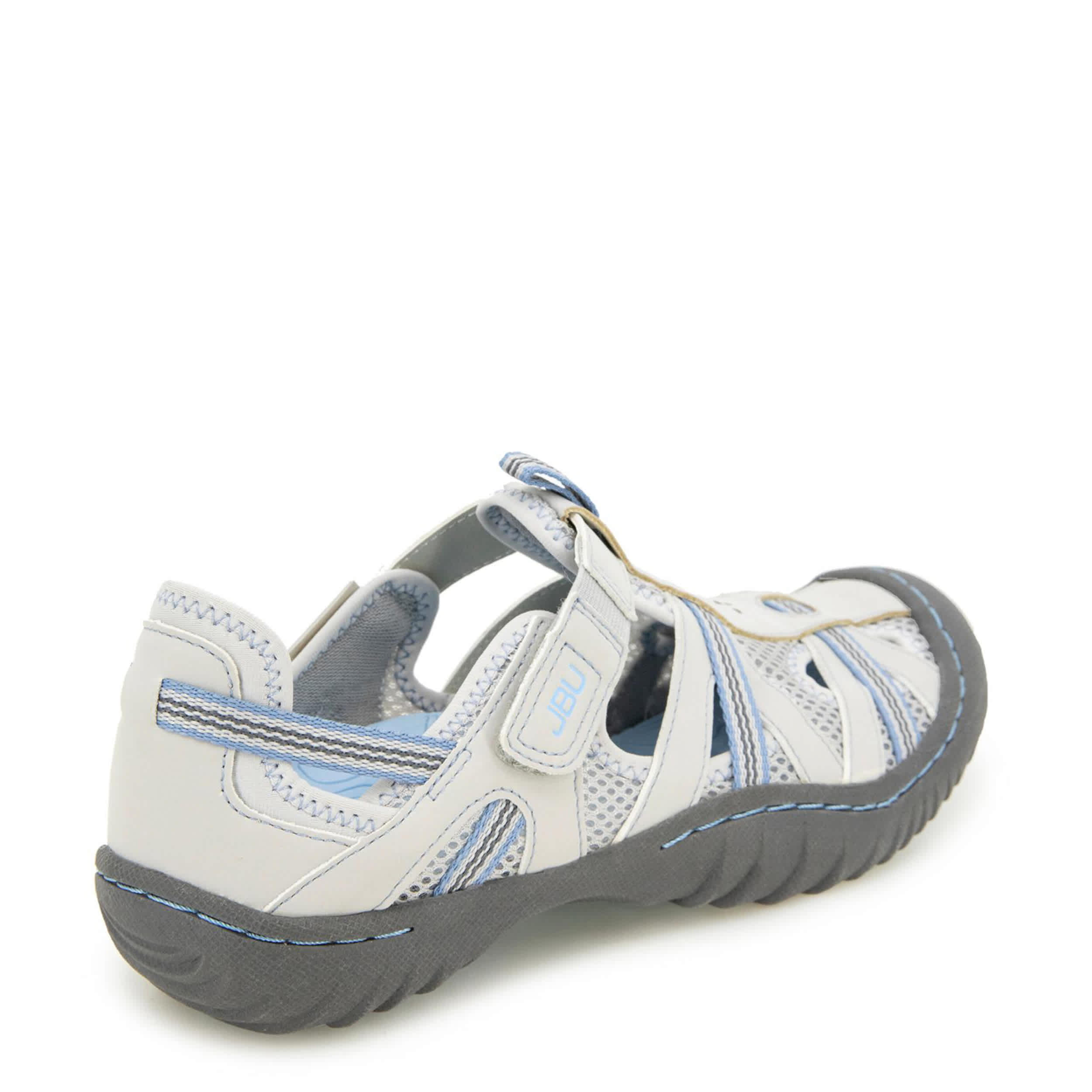 JBU-WOMENS REGIONAL SLIP ON WATER SHOE-PALE GREY & STONE