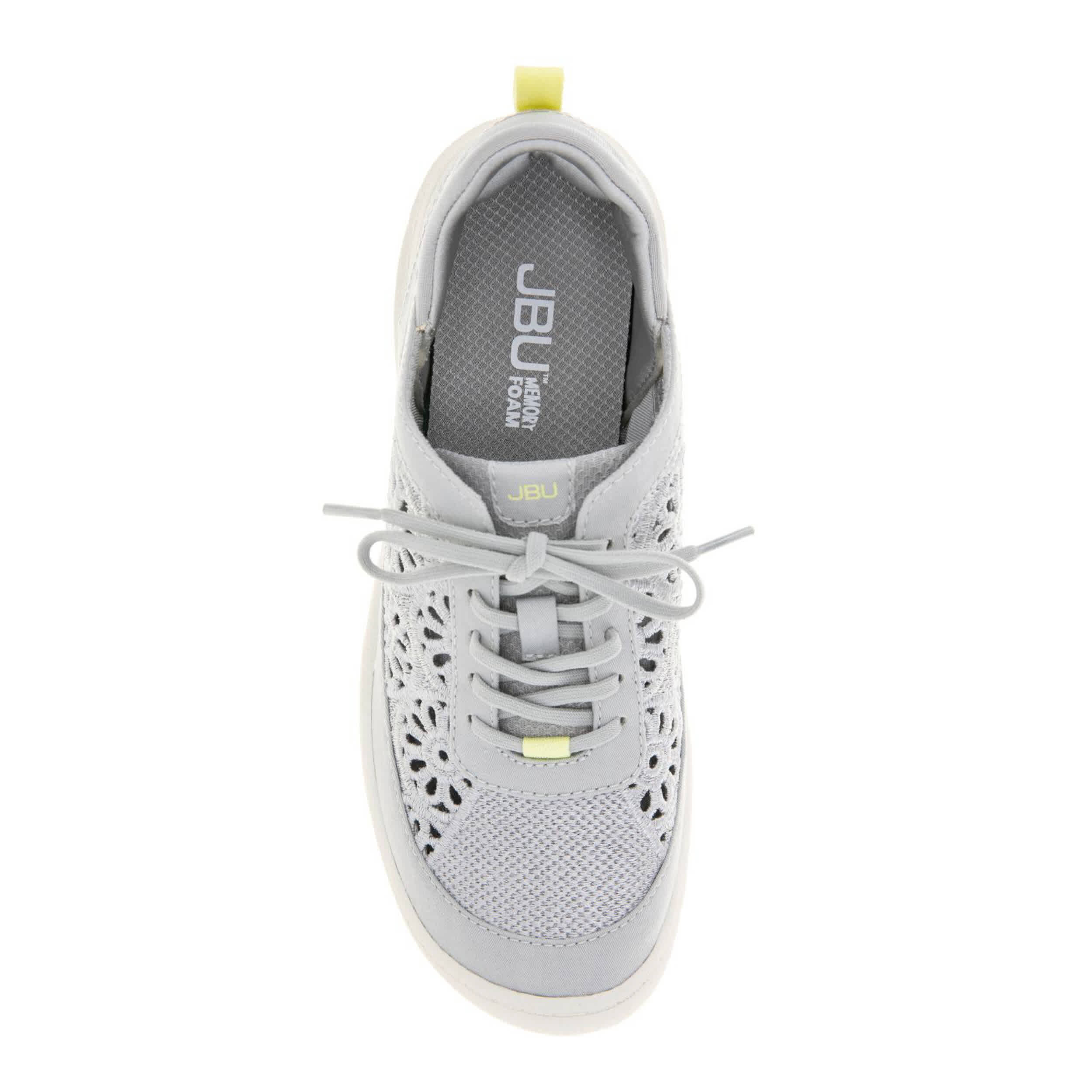 JBU-WOMENS SOLAR SNEAKER SLIP RESISTANT-PALE GREY & 