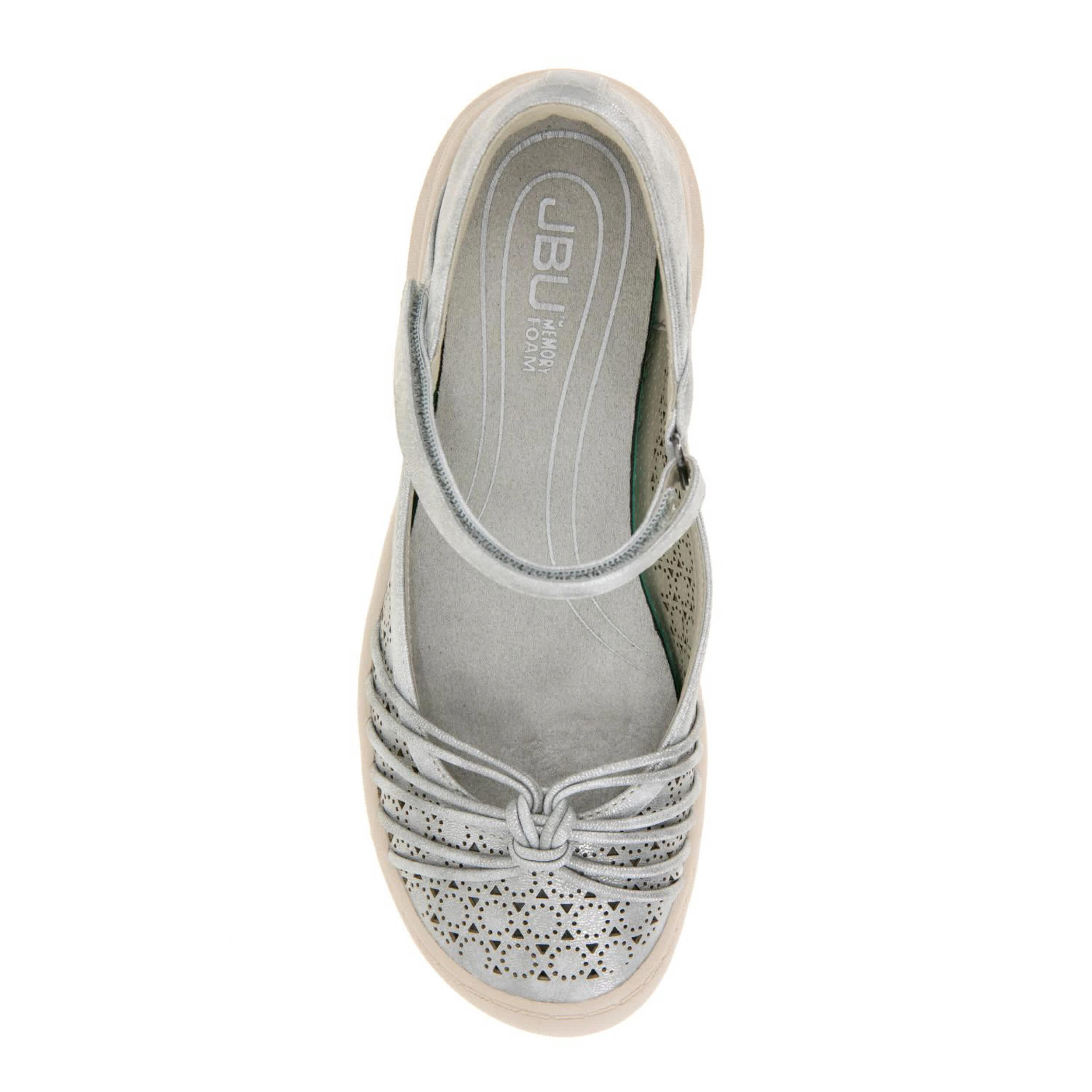 JBU-WOMENS RAMY MARY JANE FLAT-SILVER & 