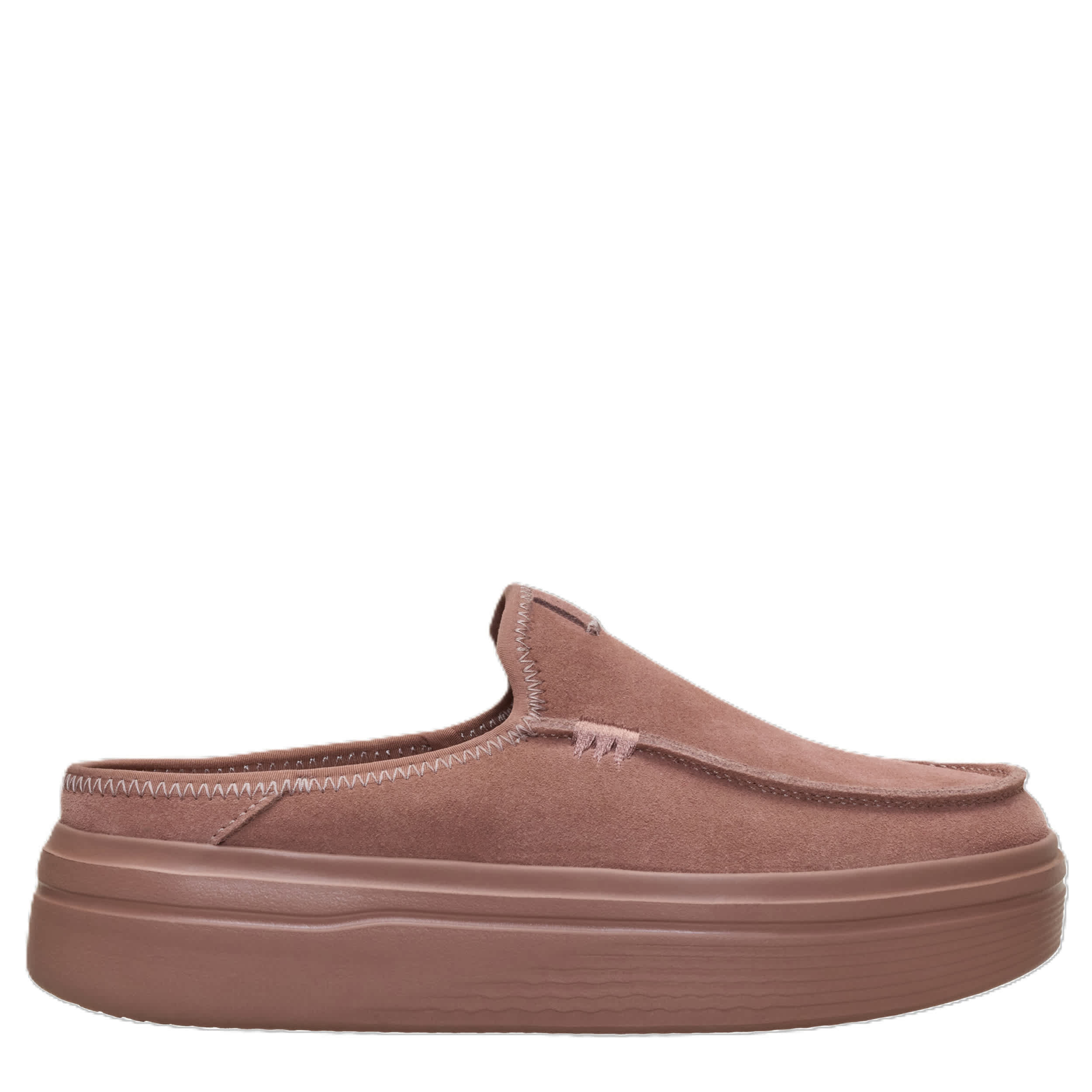 HEYDUDE WOMENS AUSTIN LIFT SNEAKER - BROWN