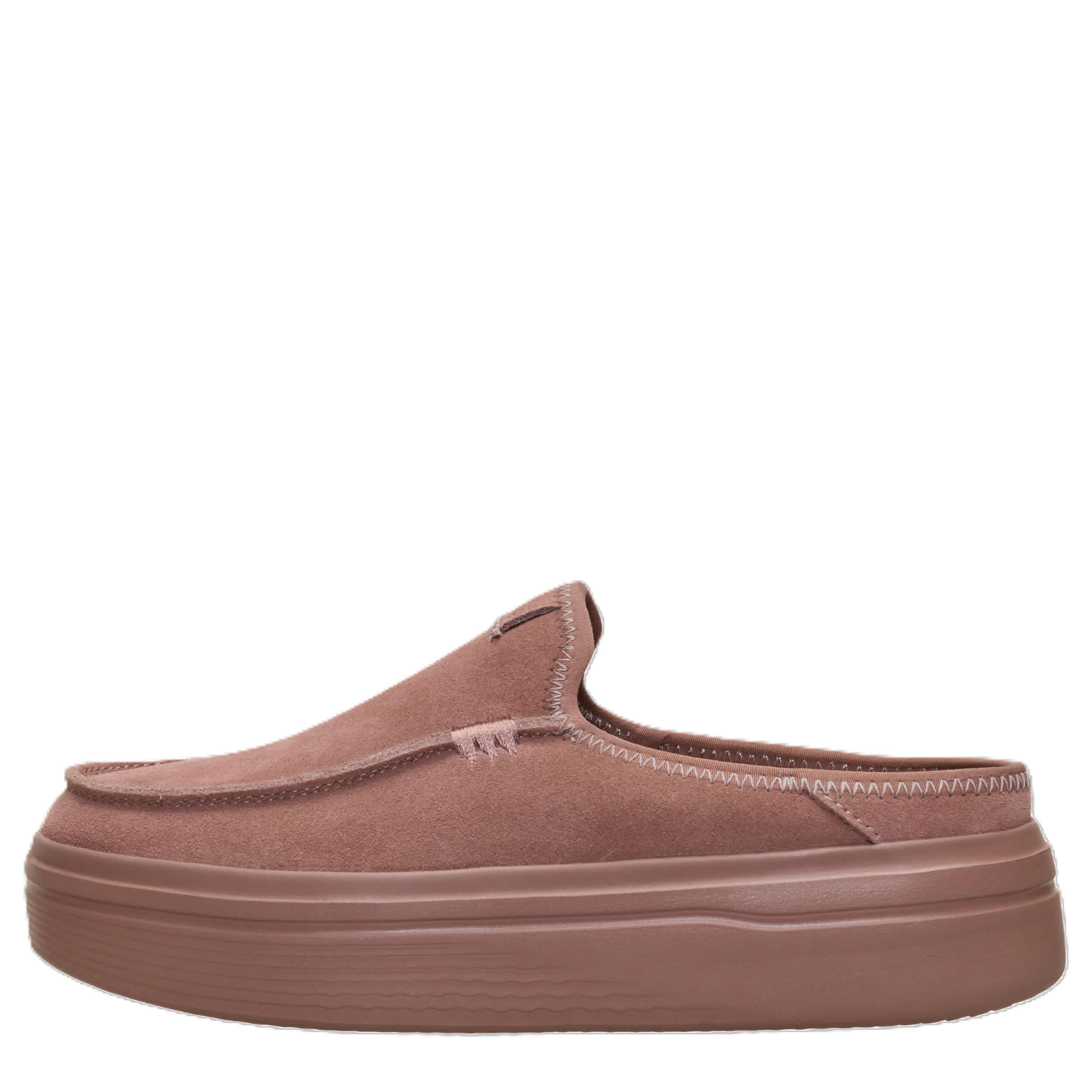 HEYDUDE WOMENS AUSTIN LIFT SNEAKER - BROWN