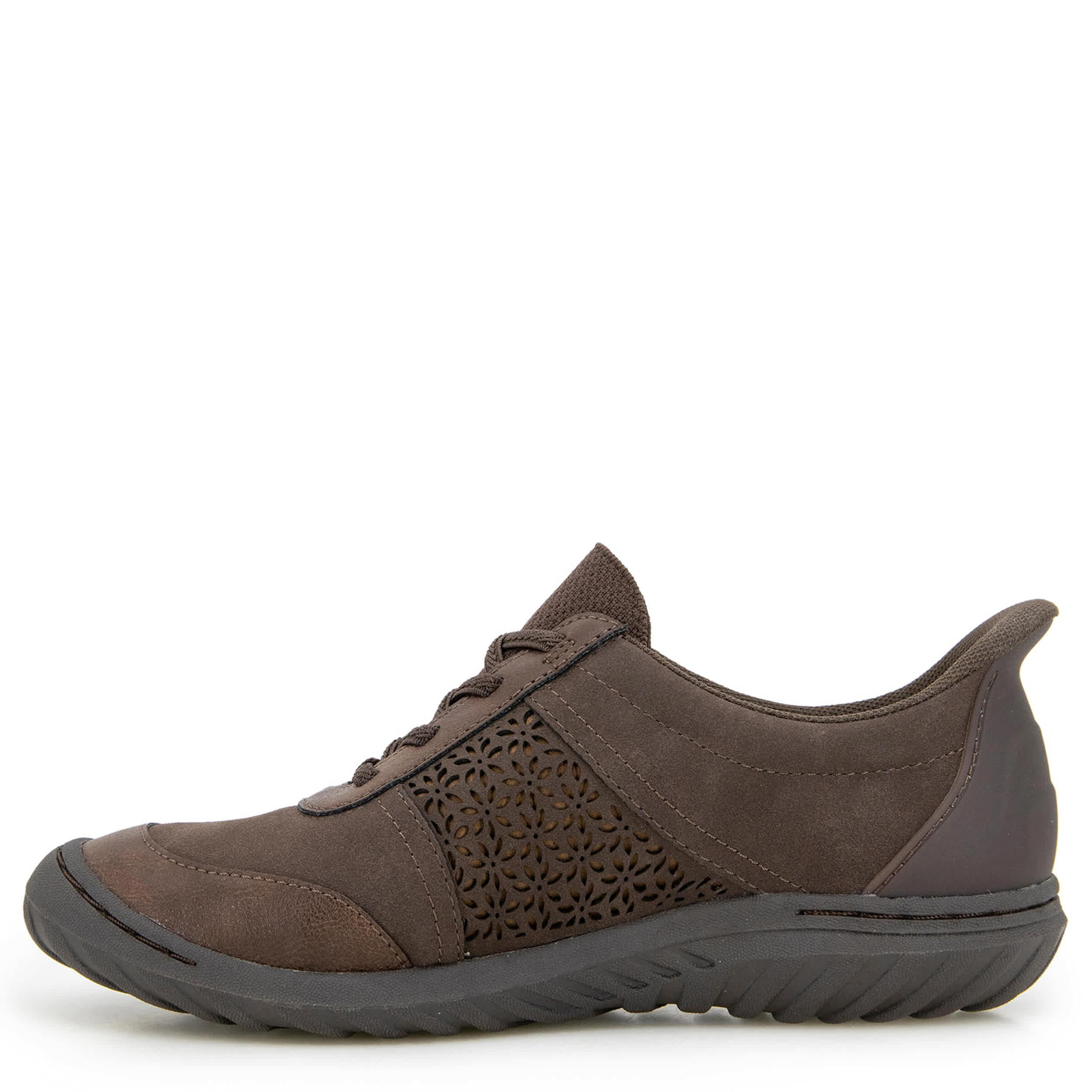 JBU-WOMENS VERONICA TOUCHLESS SNEAKER-DARK BROWN & 