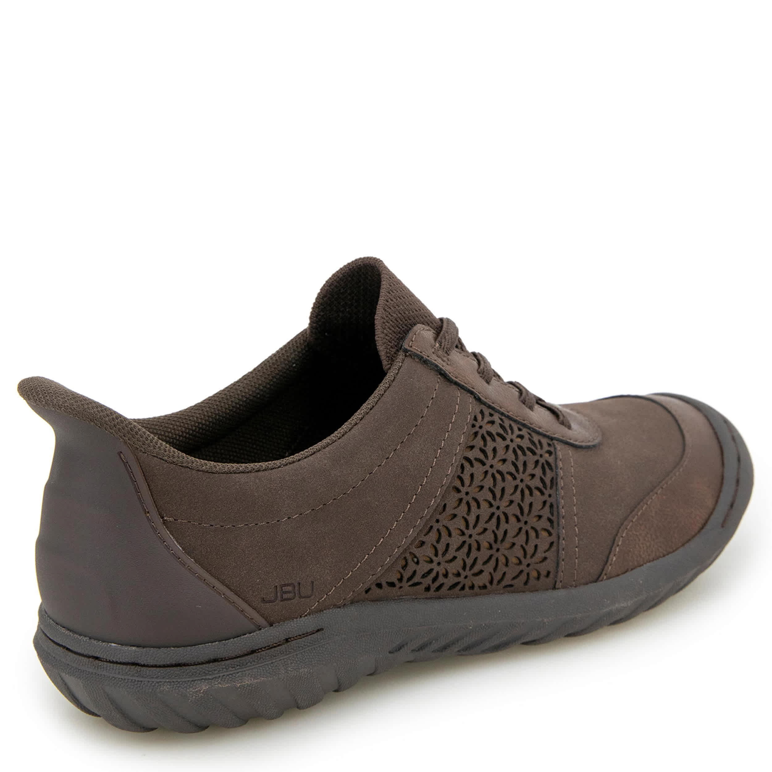 JBU-WOMENS VERONICA TOUCHLESS SNEAKER-DARK BROWN & 