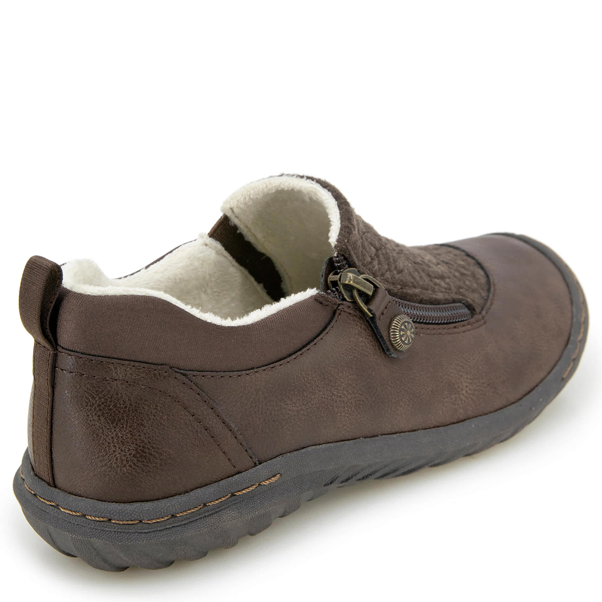 JBU-WOMENS ELODIE SLIP ON SNEAKER-BROWN & 