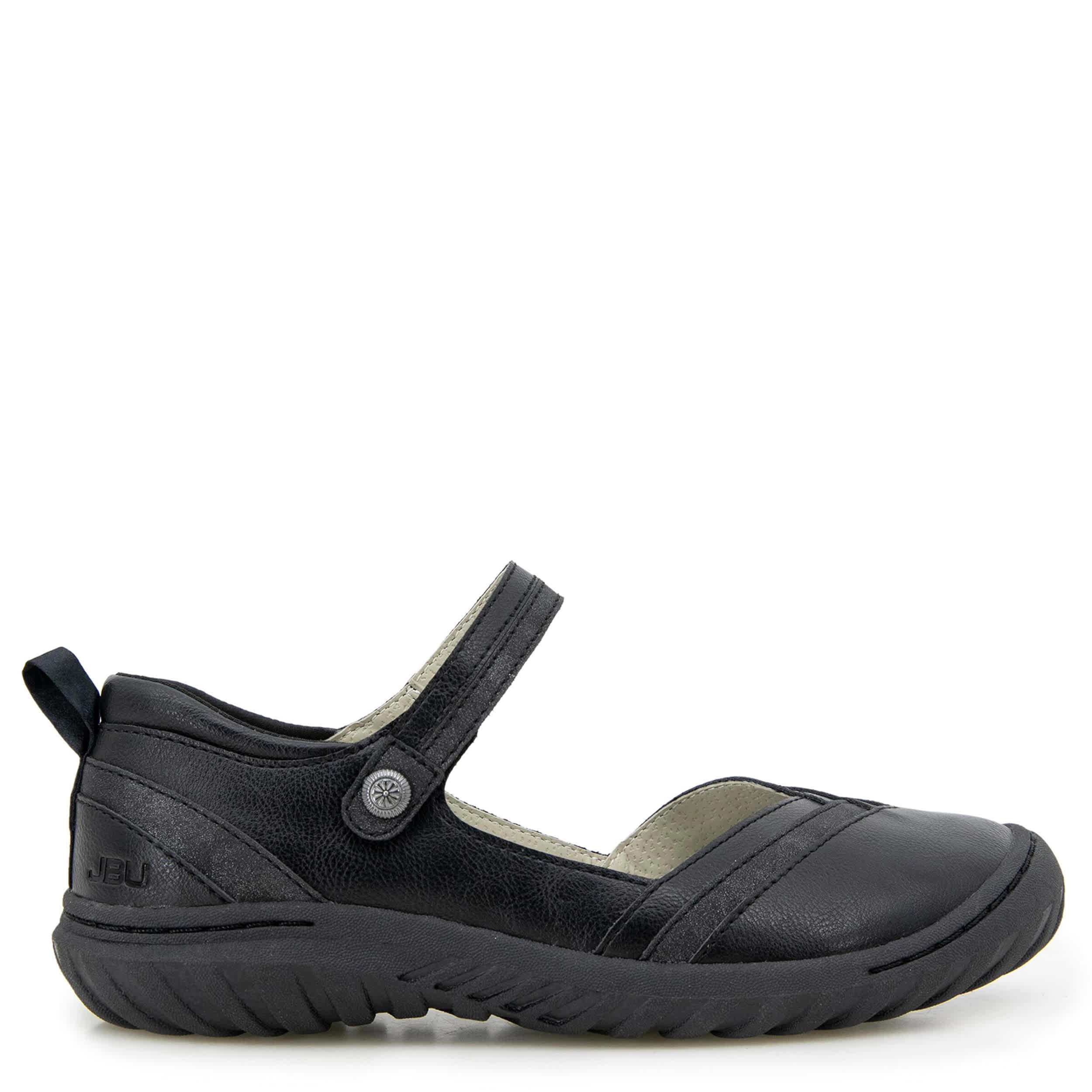 JBU-WOMENS RAVEN MARY JANE FLAT-BLACK & 