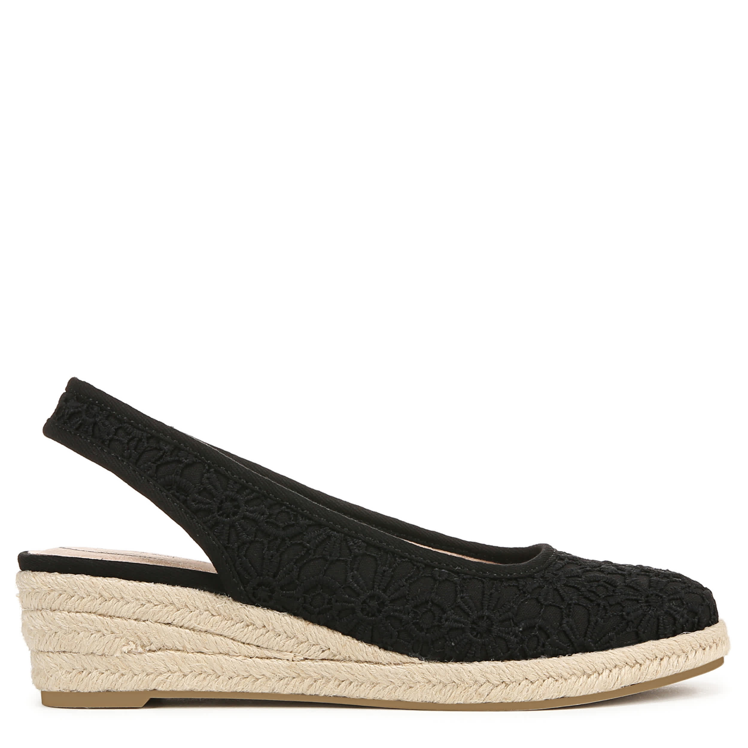 LIFESTRIDE-WOMENS KAYDEN ESPADRILLE SANDAL-BLACK & 
