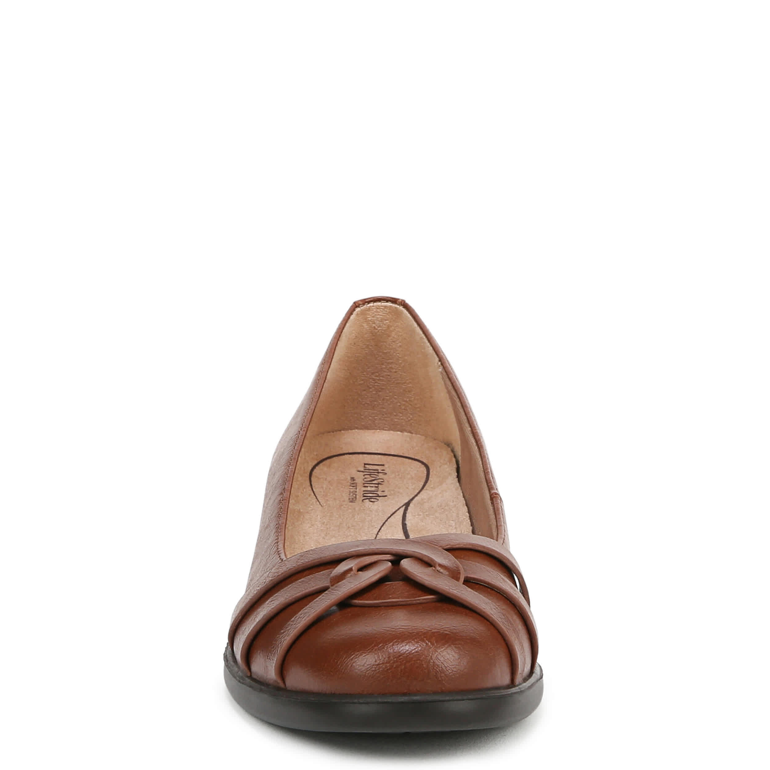 LIFESTRIDE-WOMENS JORIE WEDGE-CHESTNUT & 
