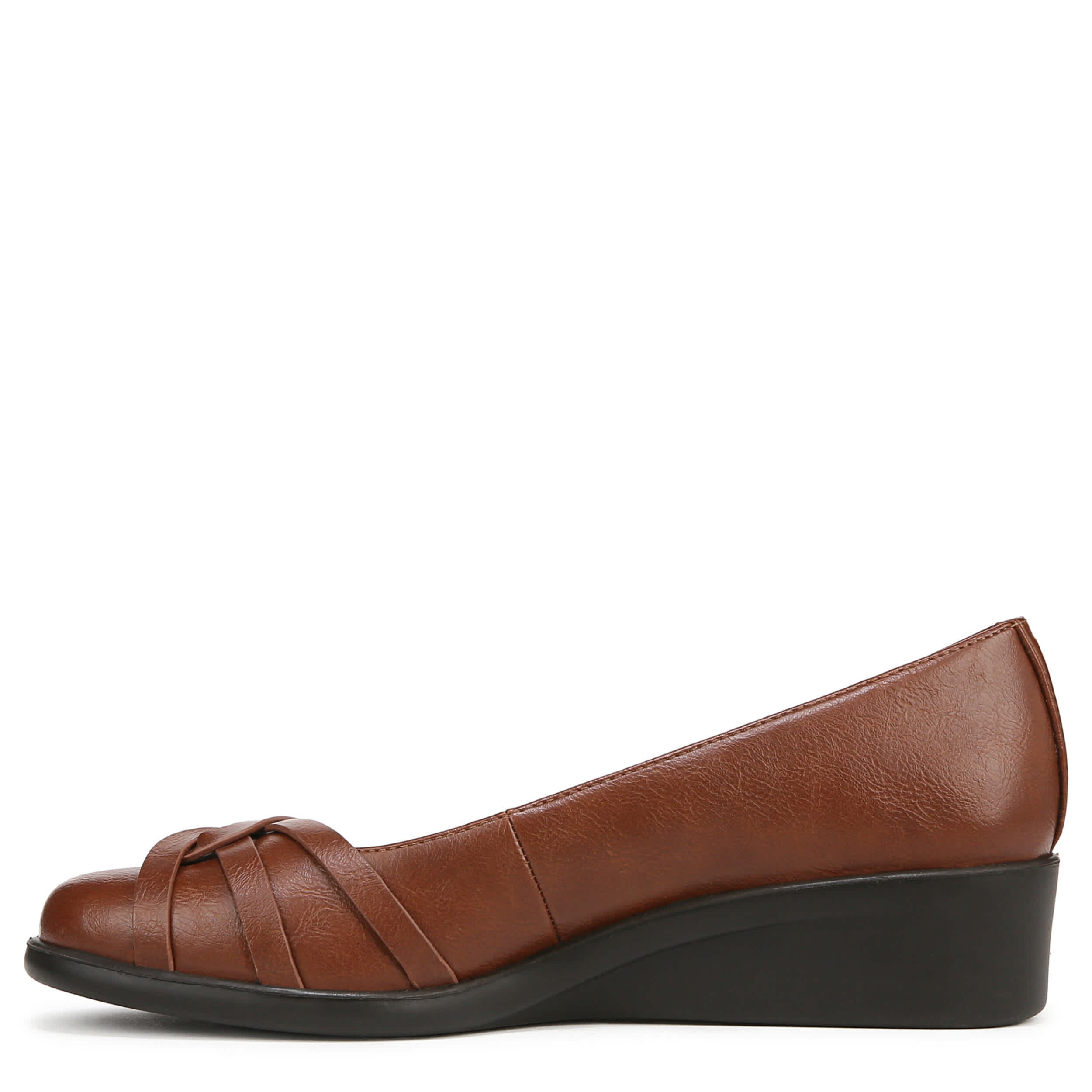 LIFESTRIDE-WOMENS JORIE WEDGE-CHESTNUT & 