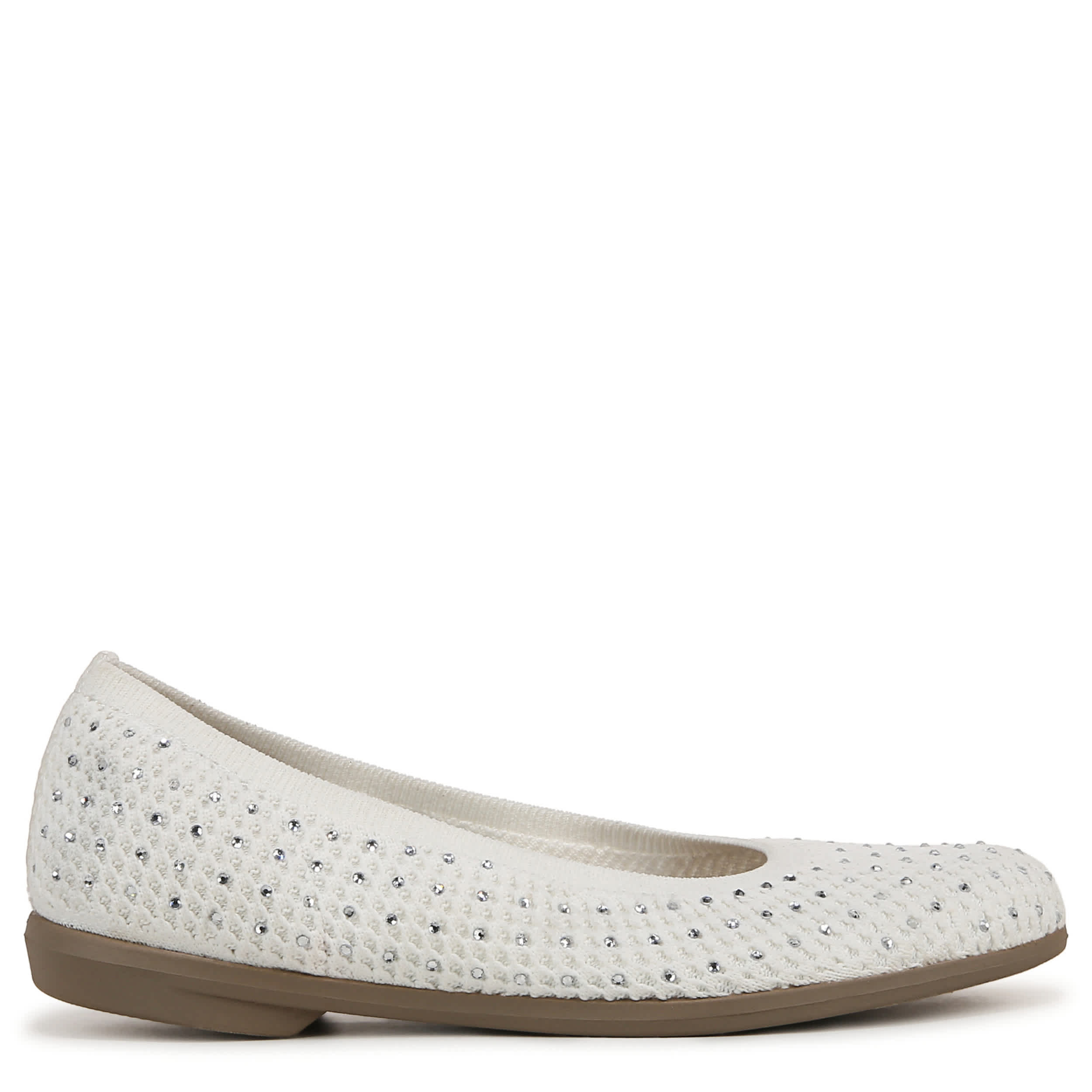 LIFESTRIDE-WOMENS KALLIE FLAT-WHITE & 