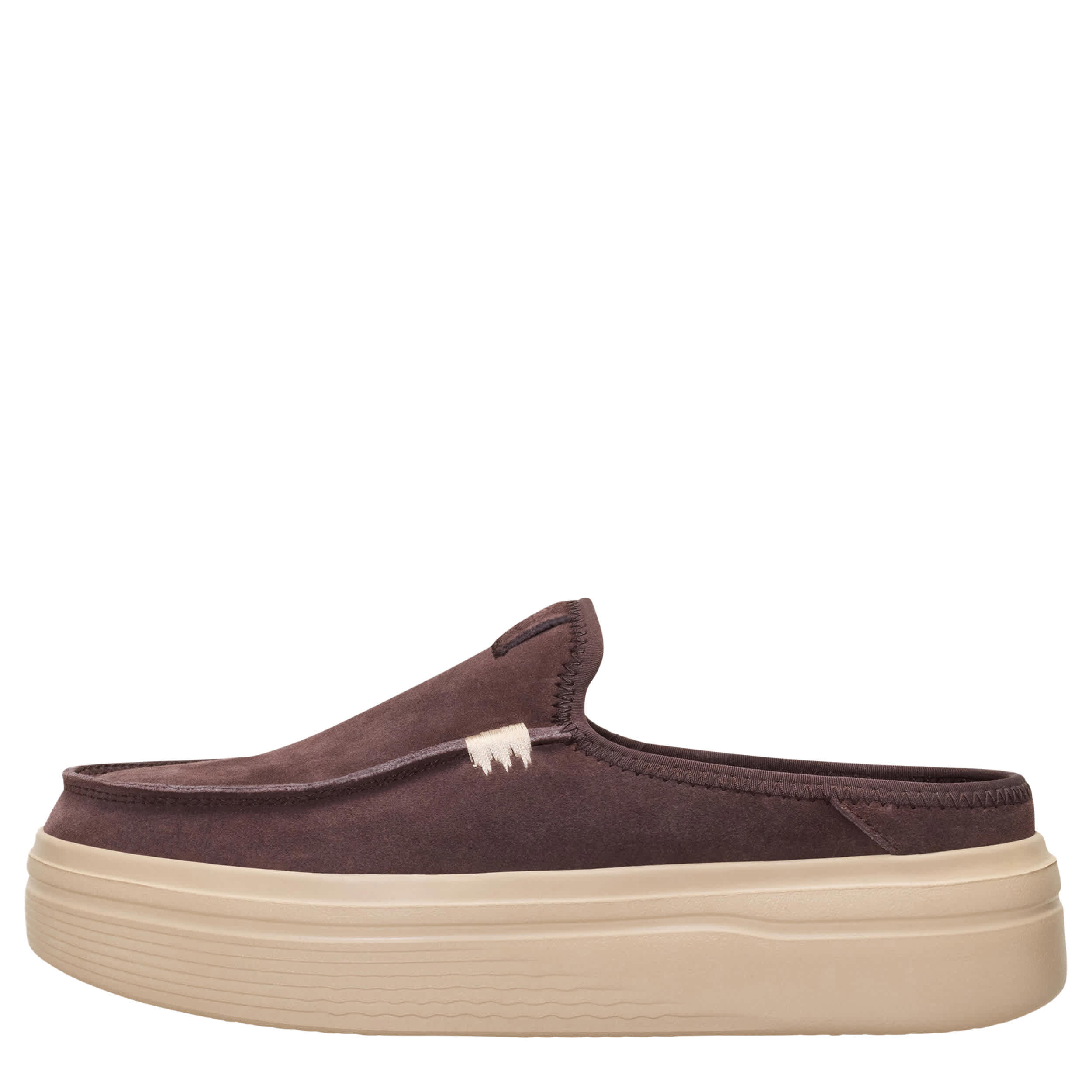 HEYDUDE WOMENS AUSTIN LIFT SNEAKER - MOCHA