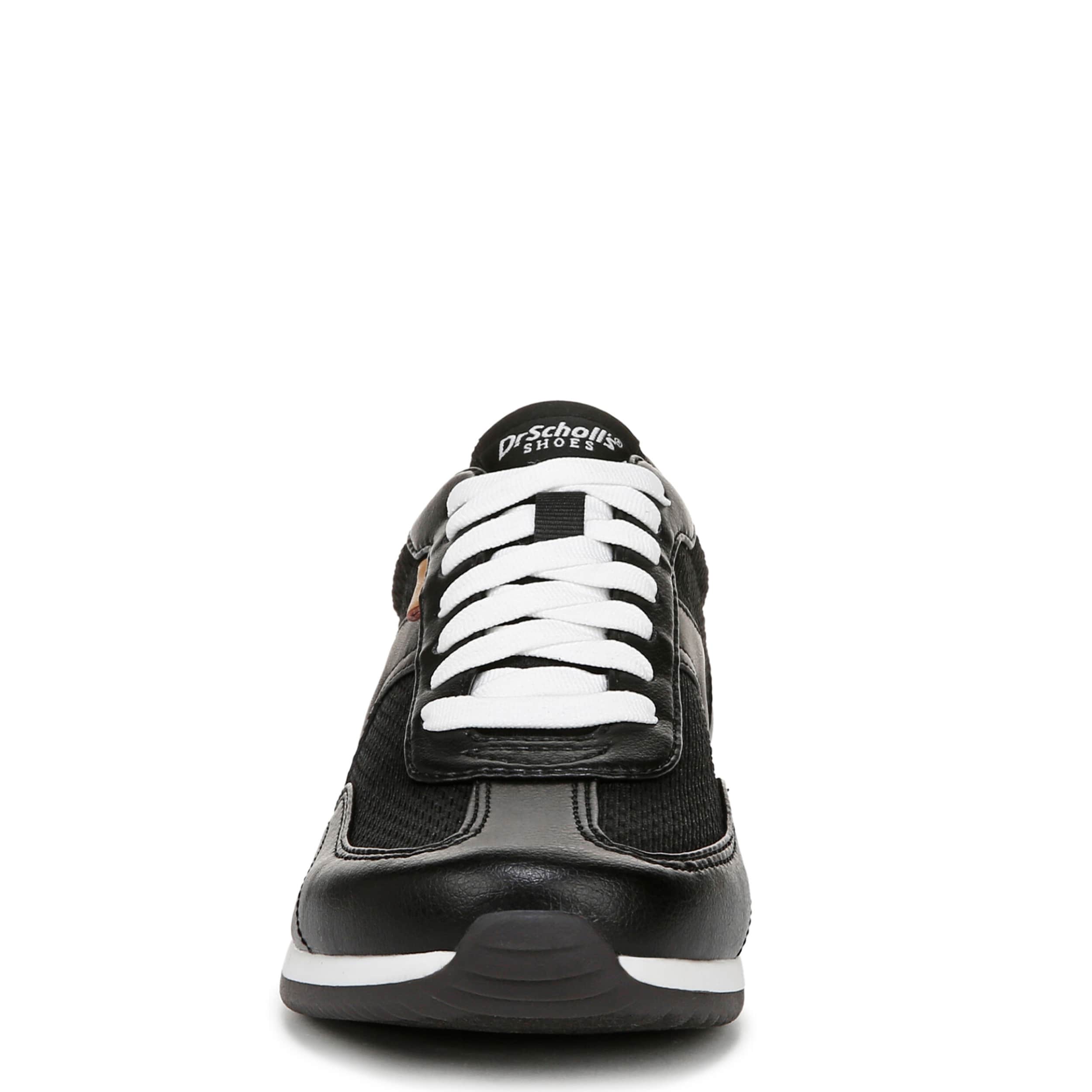 DR. SCHOLL'S-WOMENS GOOD OL DAYS SNEAKER-BLACK & 