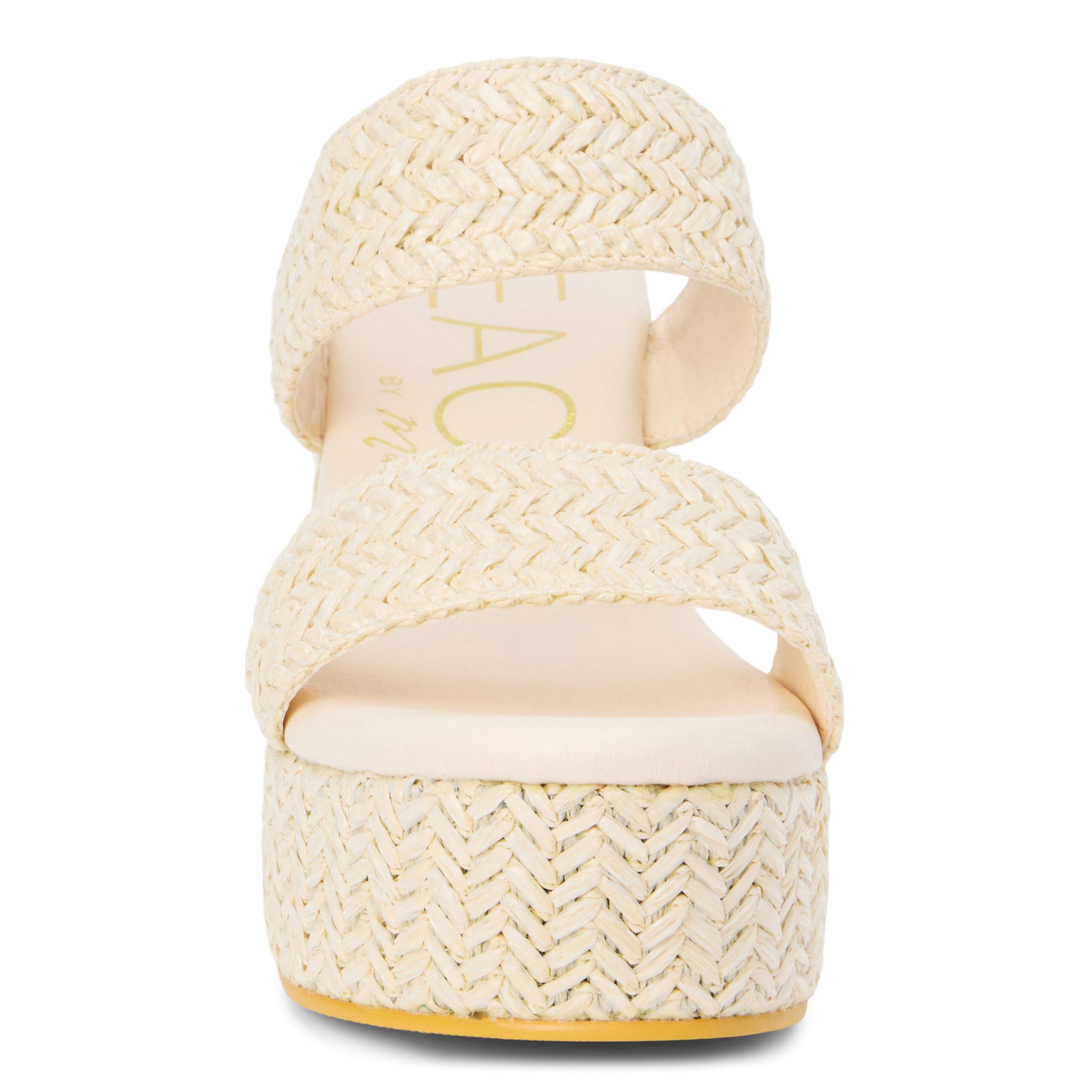BEACH-WOMENS OCEAN AVE PLATFORM SANDAL-OFF WHITE & 