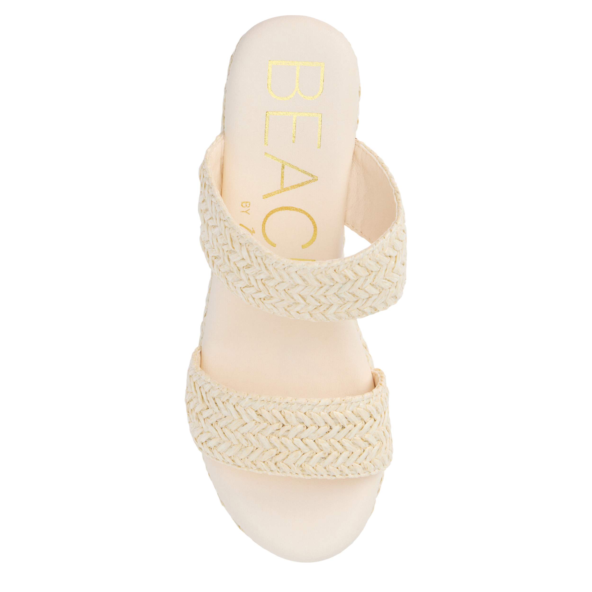 BEACH-WOMENS OCEAN AVE PLATFORM SANDAL-OFF WHITE & 