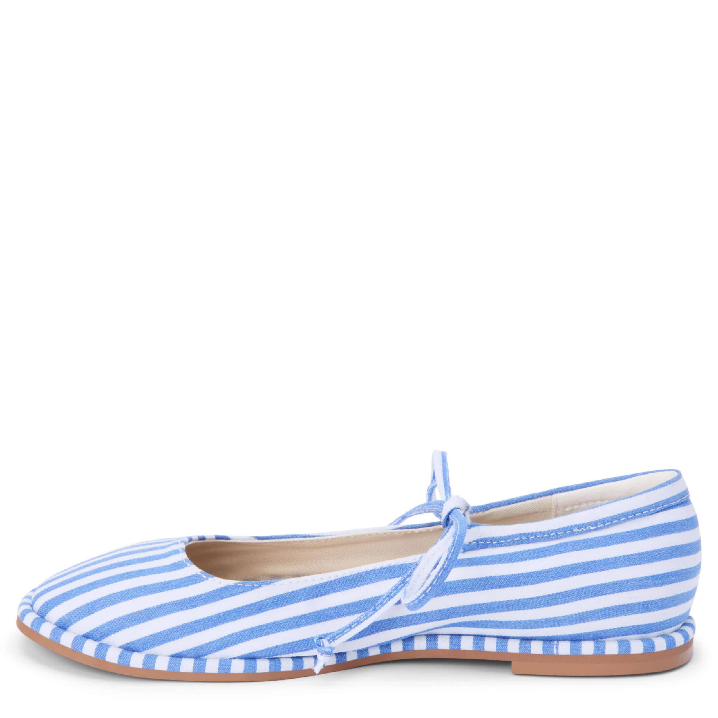 COCONUTS-WOMENS GERRY FLAT-BLUE & WHITE