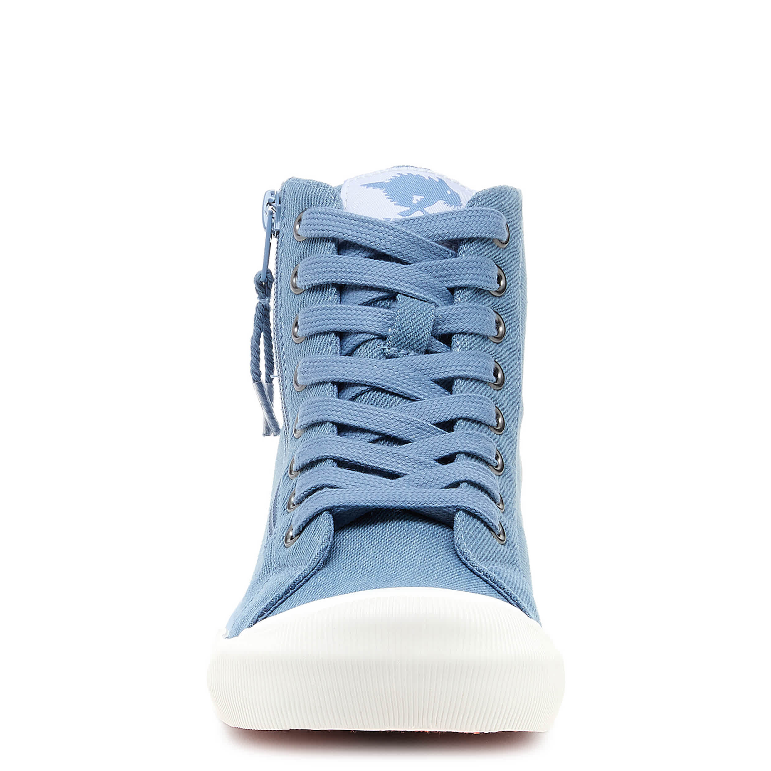 ROCKET DOG-WOMENS JAZZIN HI SNEAKER-BLUE & 