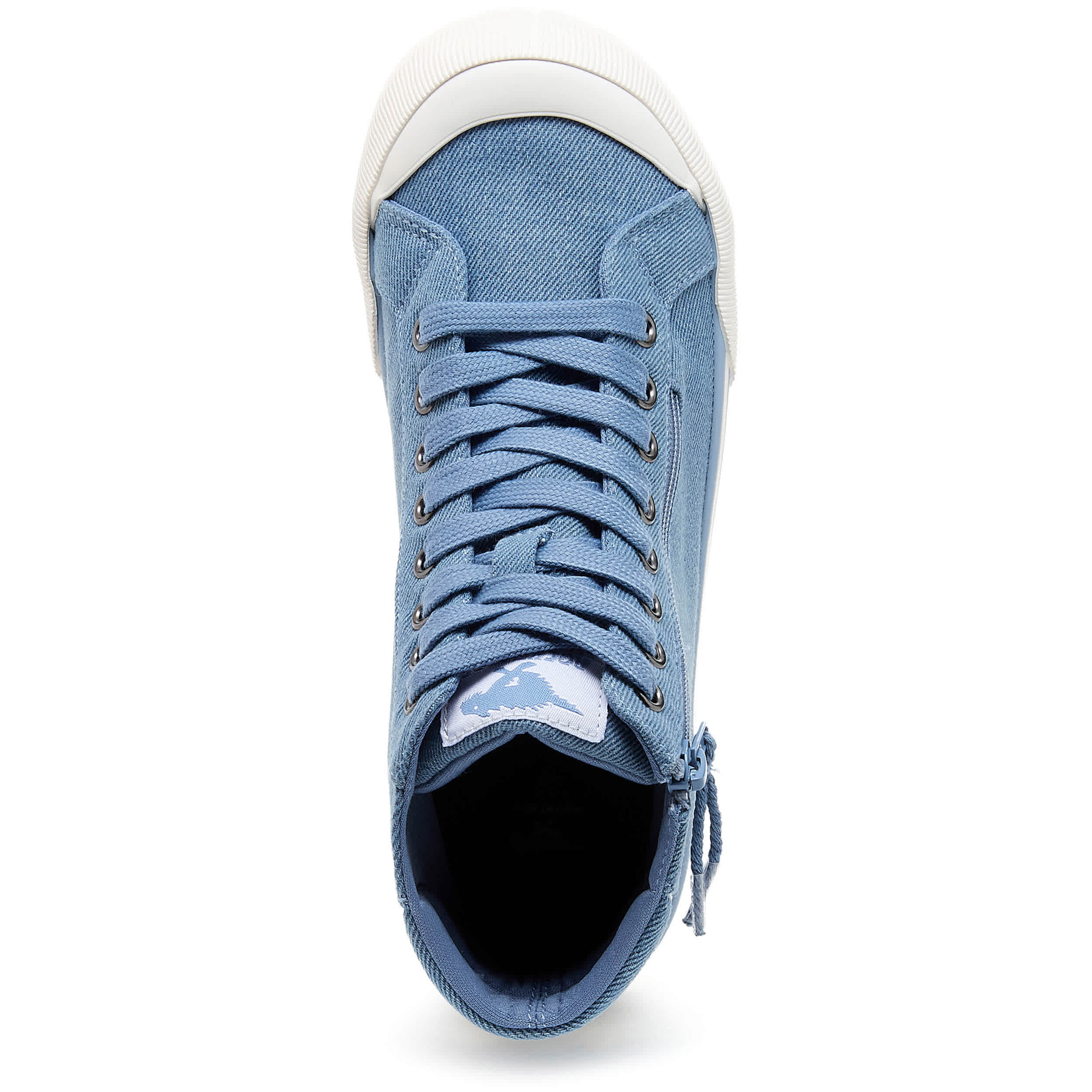 ROCKET DOG-WOMENS JAZZIN HI SNEAKER-BLUE & 