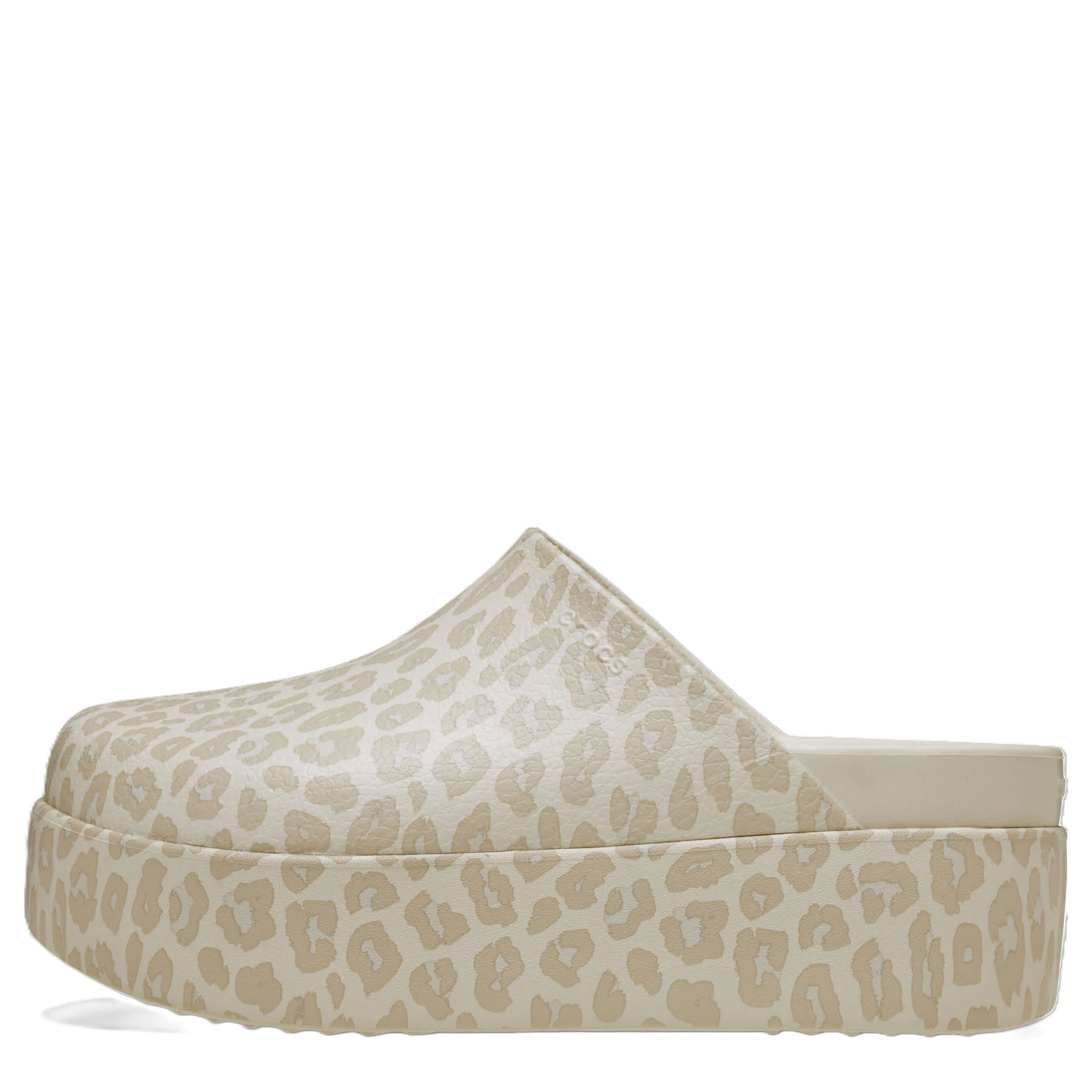 CROCS WOMENS DYLAN PLATFORM CLOG - LEOPARD