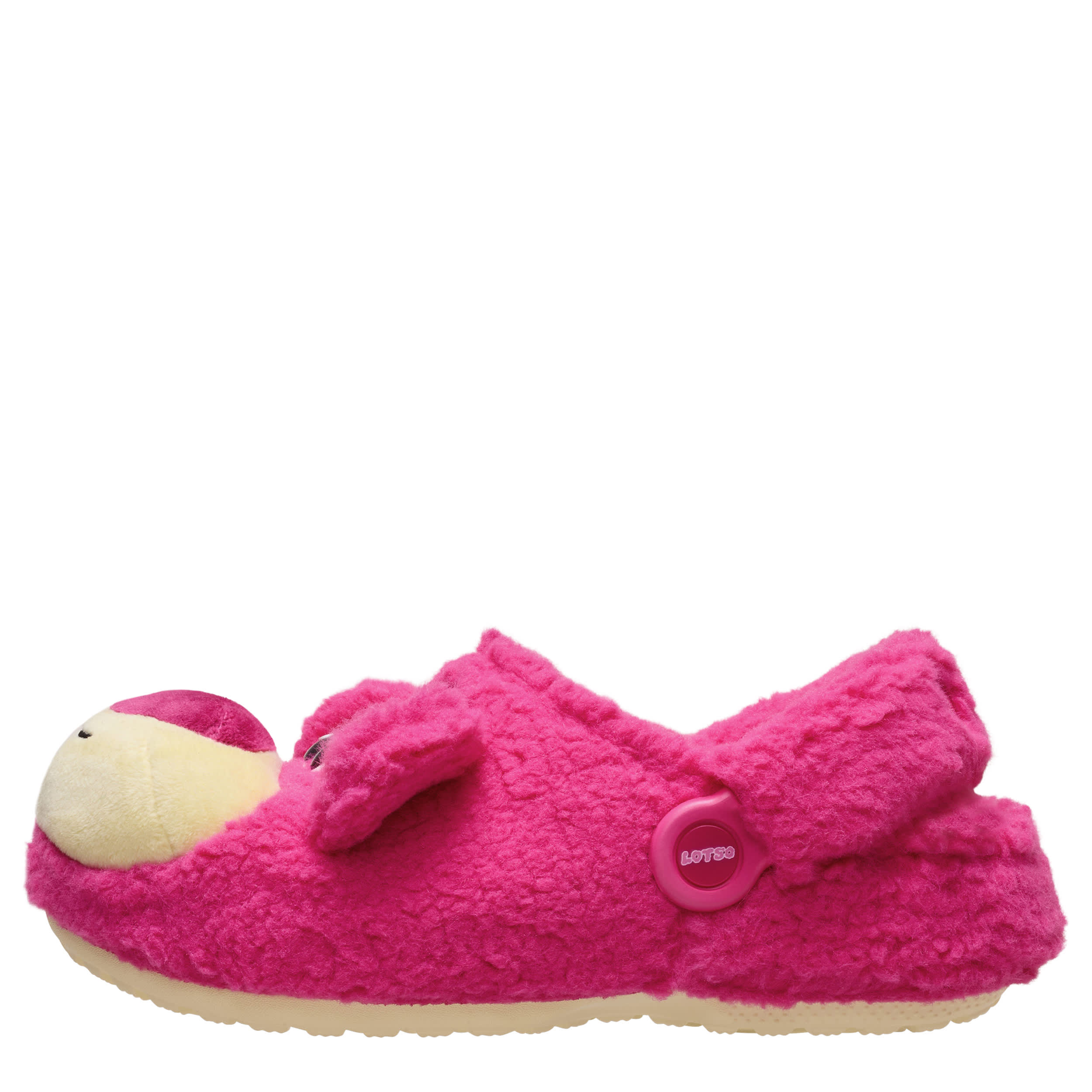 CROCS WOMENS TOY STORY LOTSO CLASSIC LINED CLOG - PINK