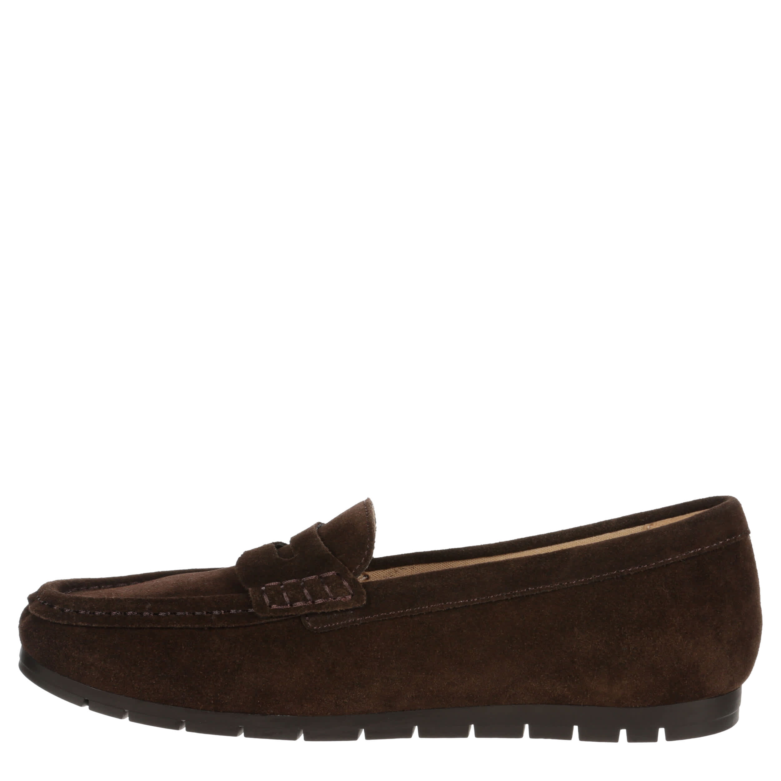LAUREN BLAKWELL WOMENS LAYTON LOAFER - CHOCOLATE