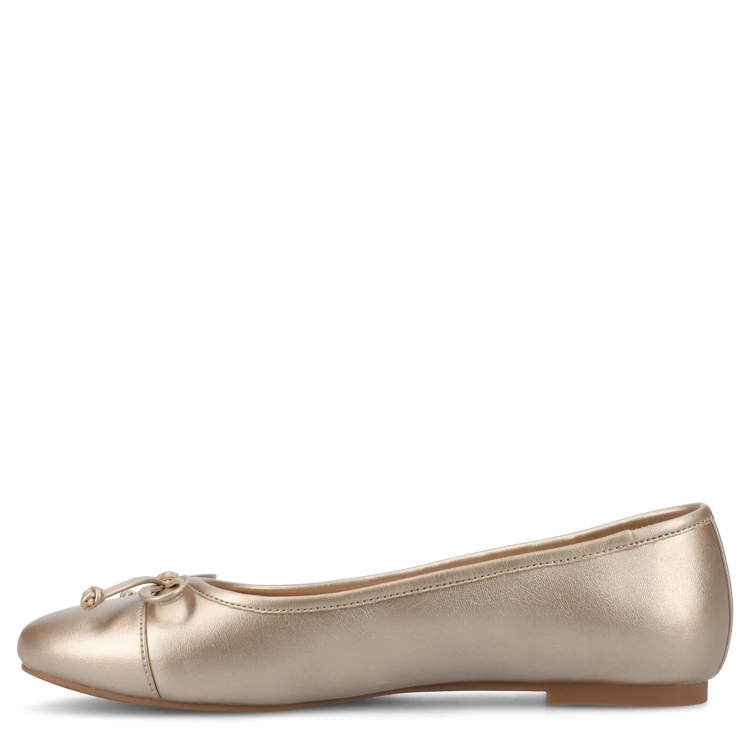 JOURNEE COLLECTION-WOMENS KAIAH FLAT-CHAMPAGNE & 