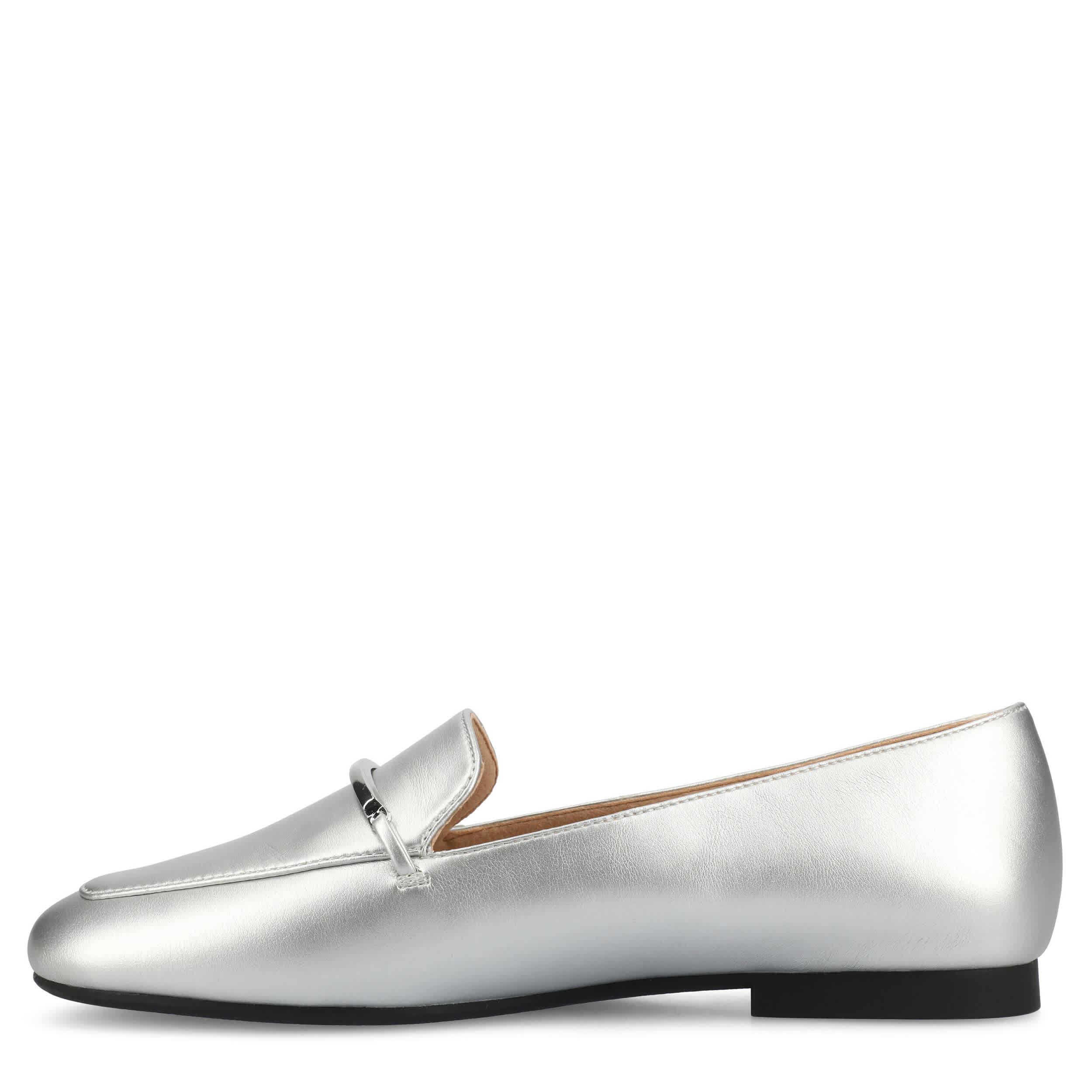 JOURNEE COLLECTION-WOMENS WRENN LOAFER-SILVER & 