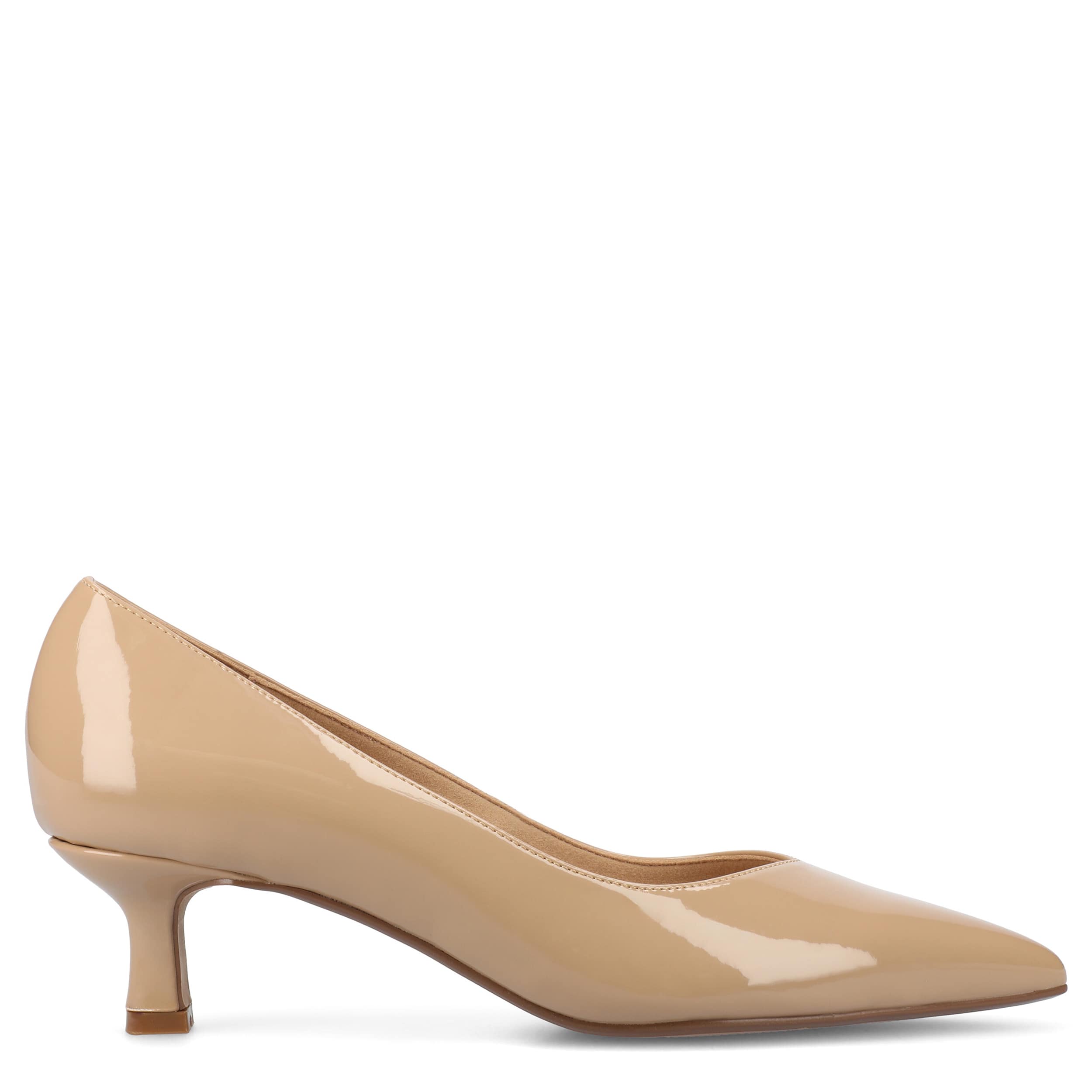 JOURNEE COLLECTION-WOMENS PAMMIE PUMP-TAN & 