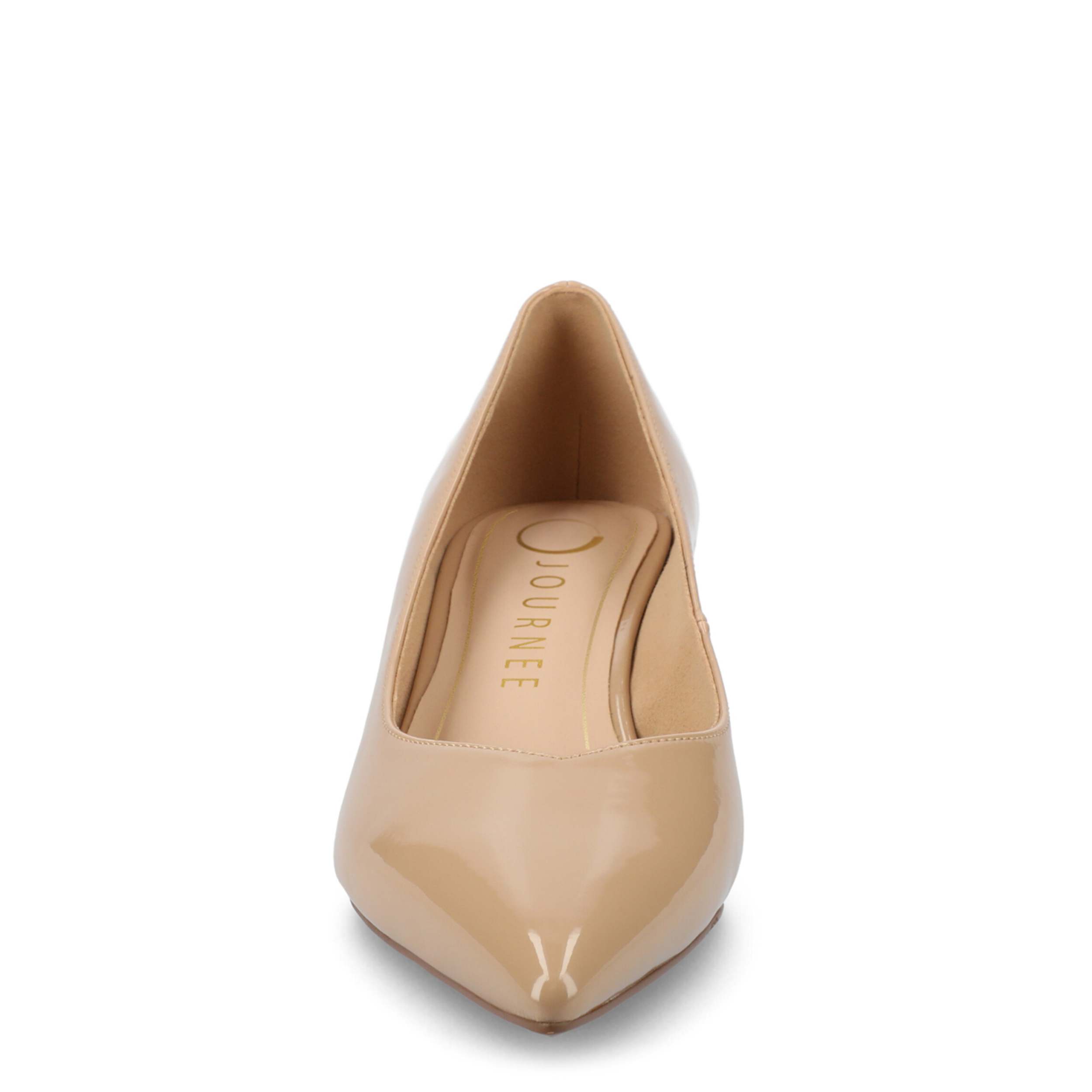 JOURNEE COLLECTION-WOMENS PAMMIE PUMP-TAN & 