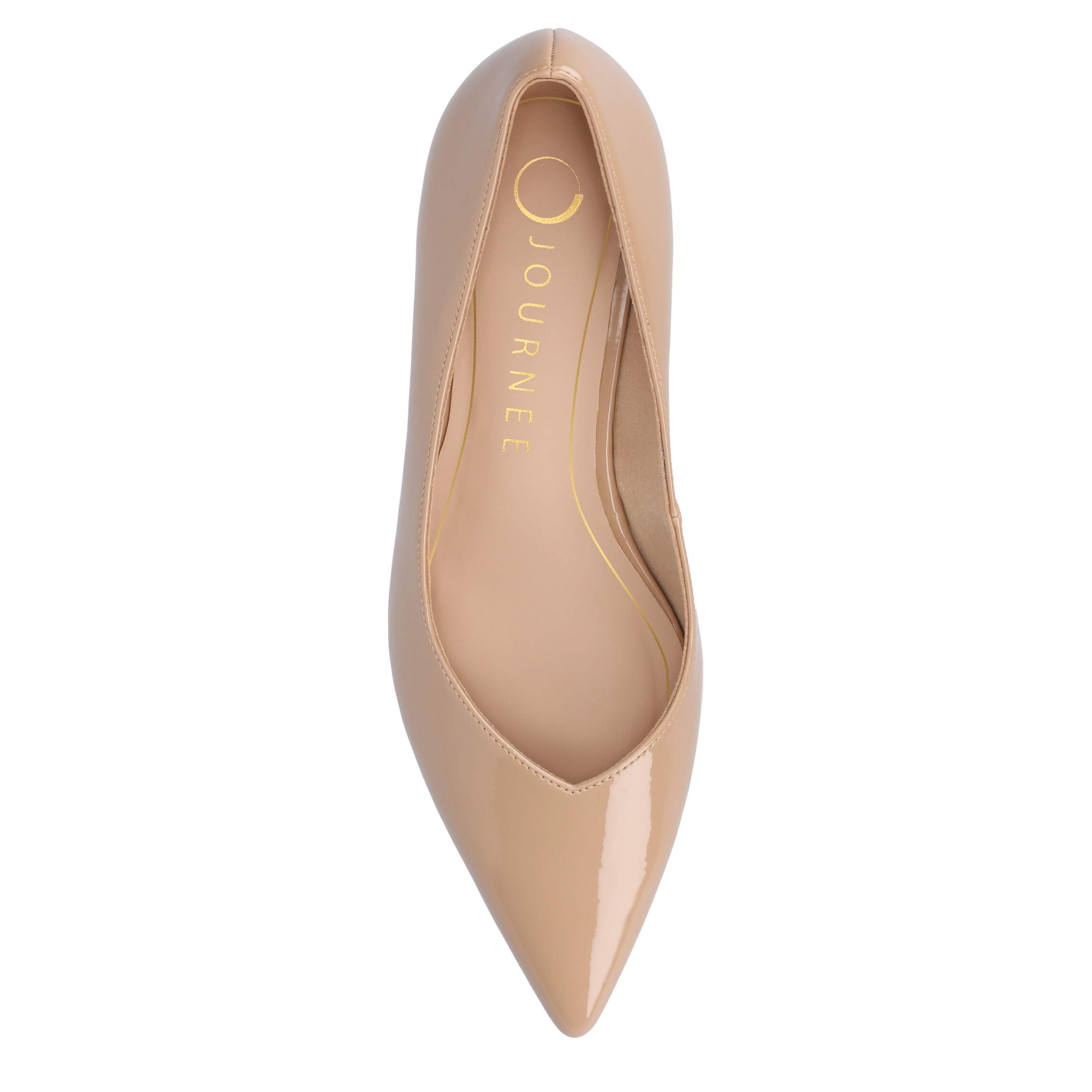 JOURNEE COLLECTION-WOMENS PAMMIE PUMP-TAN & 