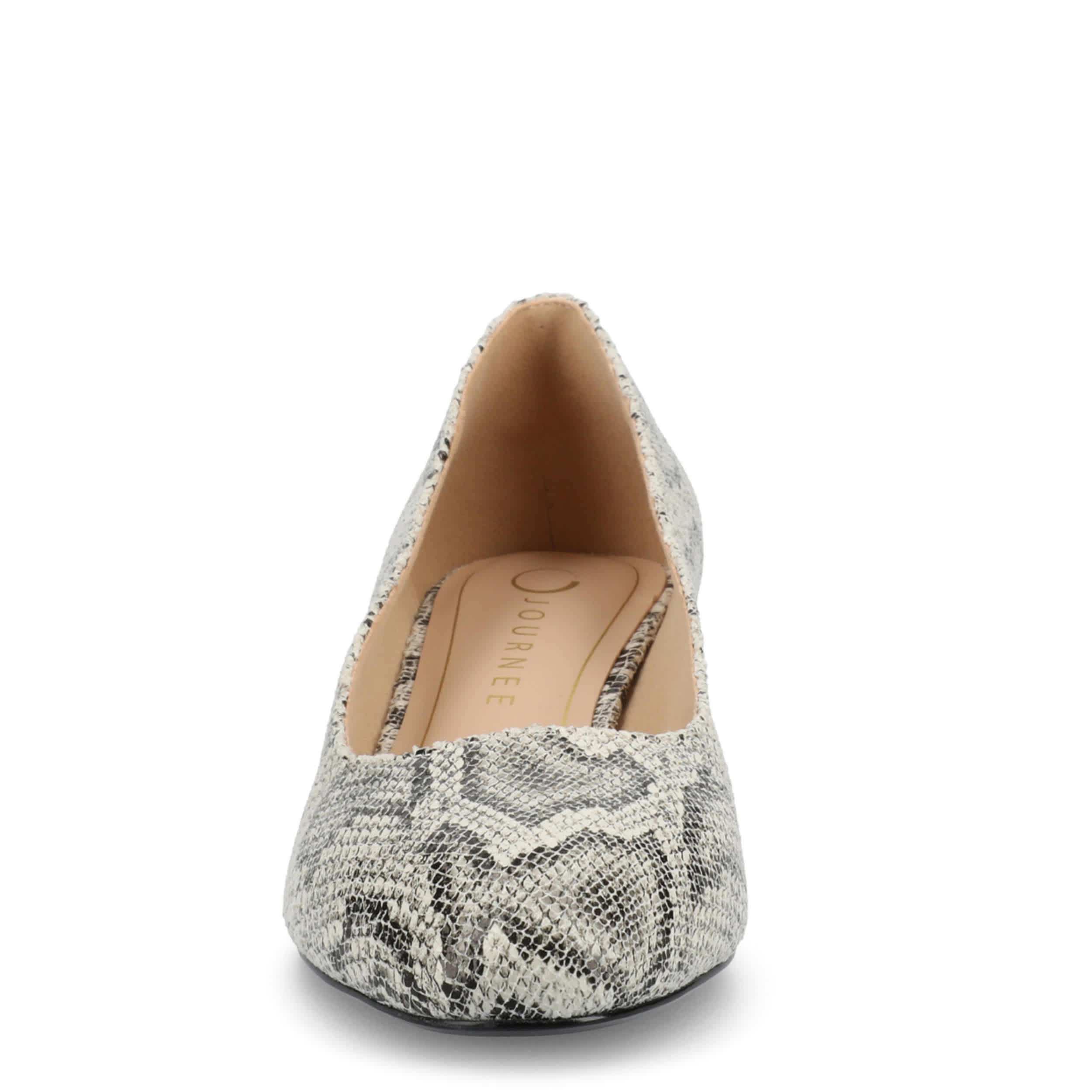 JOURNEE COLLECTION-WOMENS SAAR II PUMP-SNAKE & 