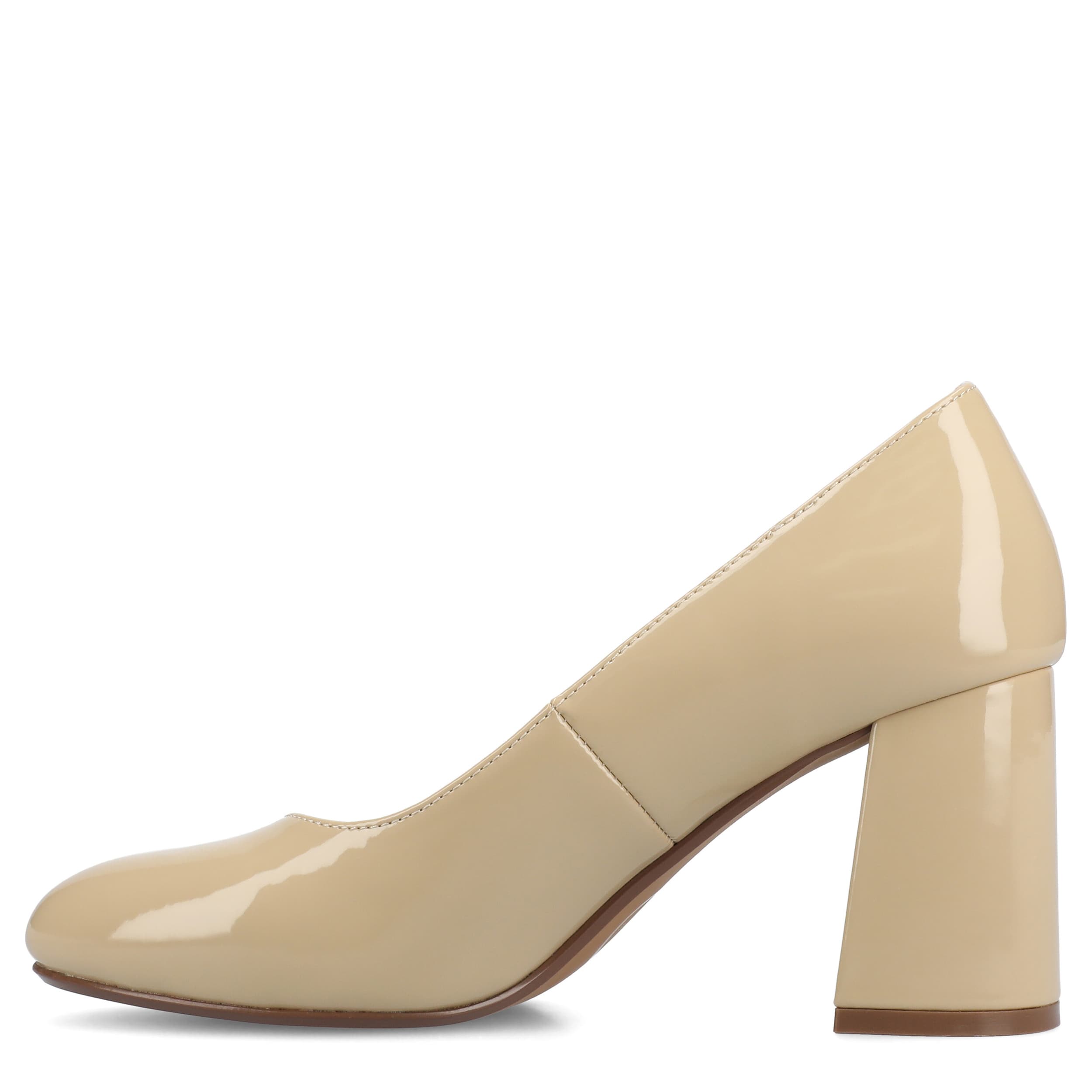 JOURNEE COLLECTION-WOMENS SERAPHINA PUMP-BEIGE & 
