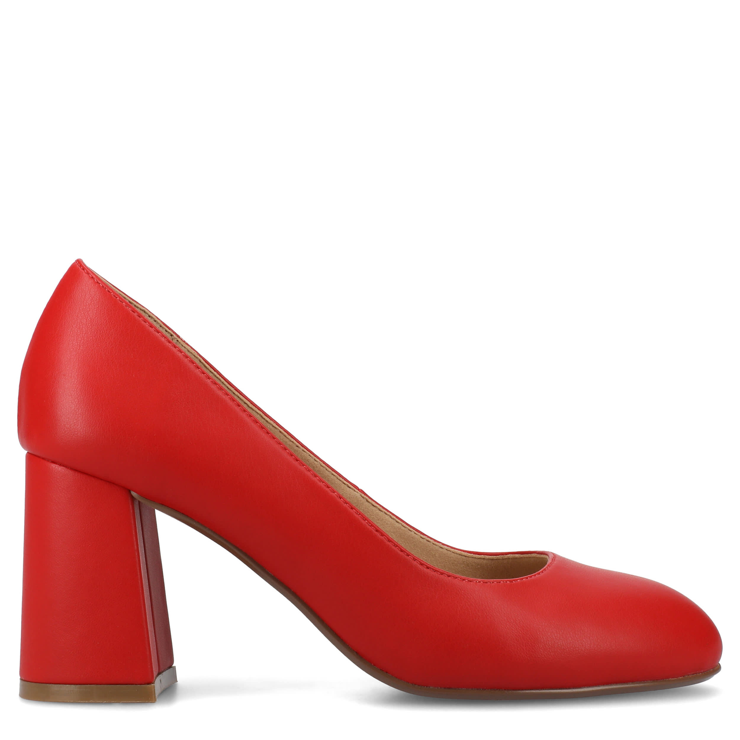 JOURNEE COLLECTION-WOMENS SERAPHINA PUMP-RED & 