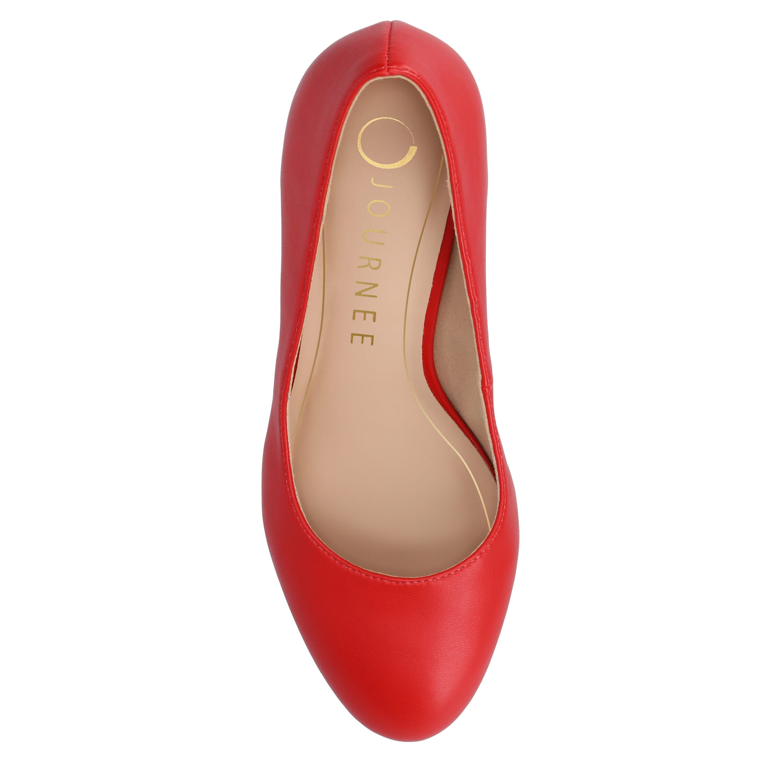JOURNEE COLLECTION-WOMENS SERAPHINA PUMP-RED & 