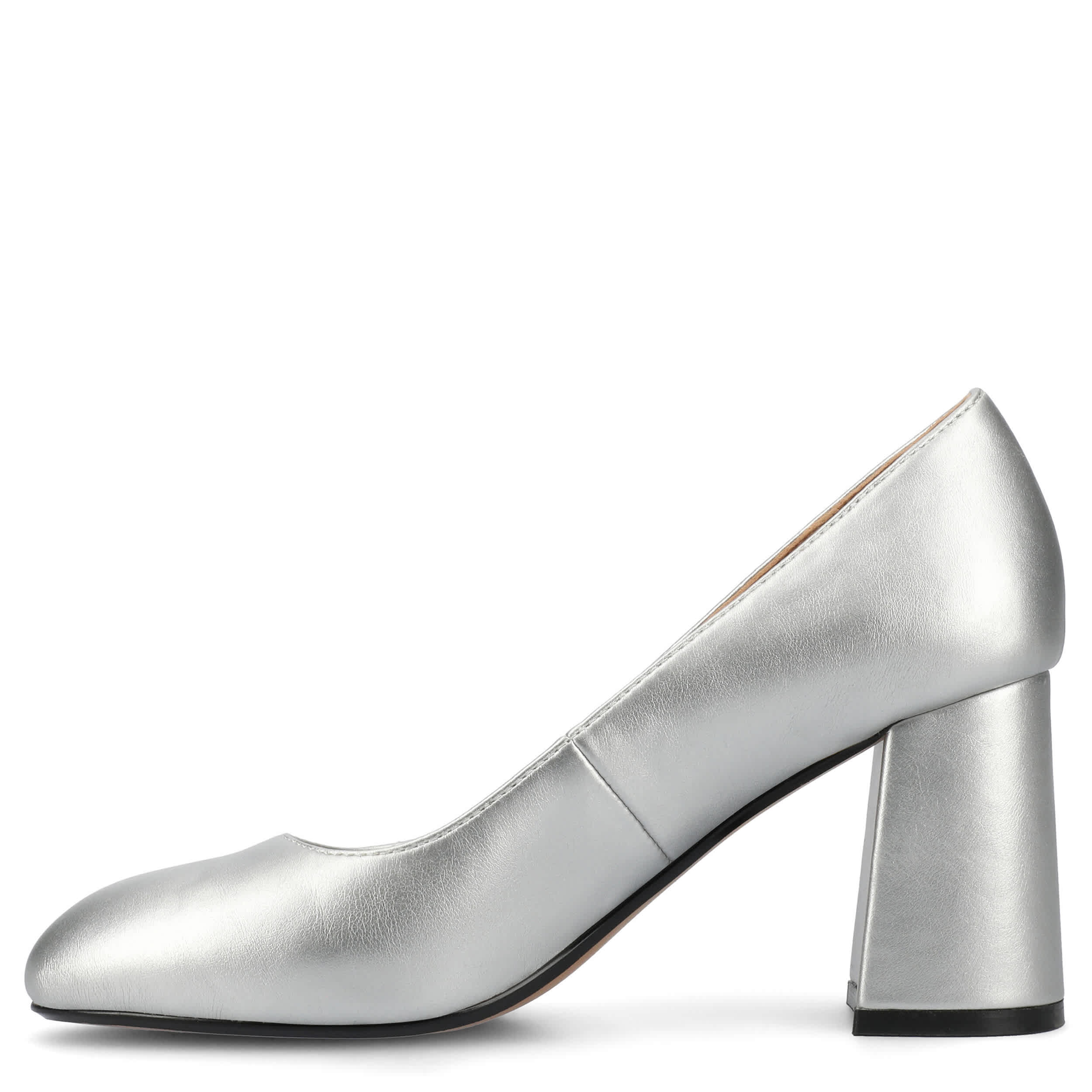 JOURNEE COLLECTION-WOMENS SERAPHINA PUMP-SILVER & 