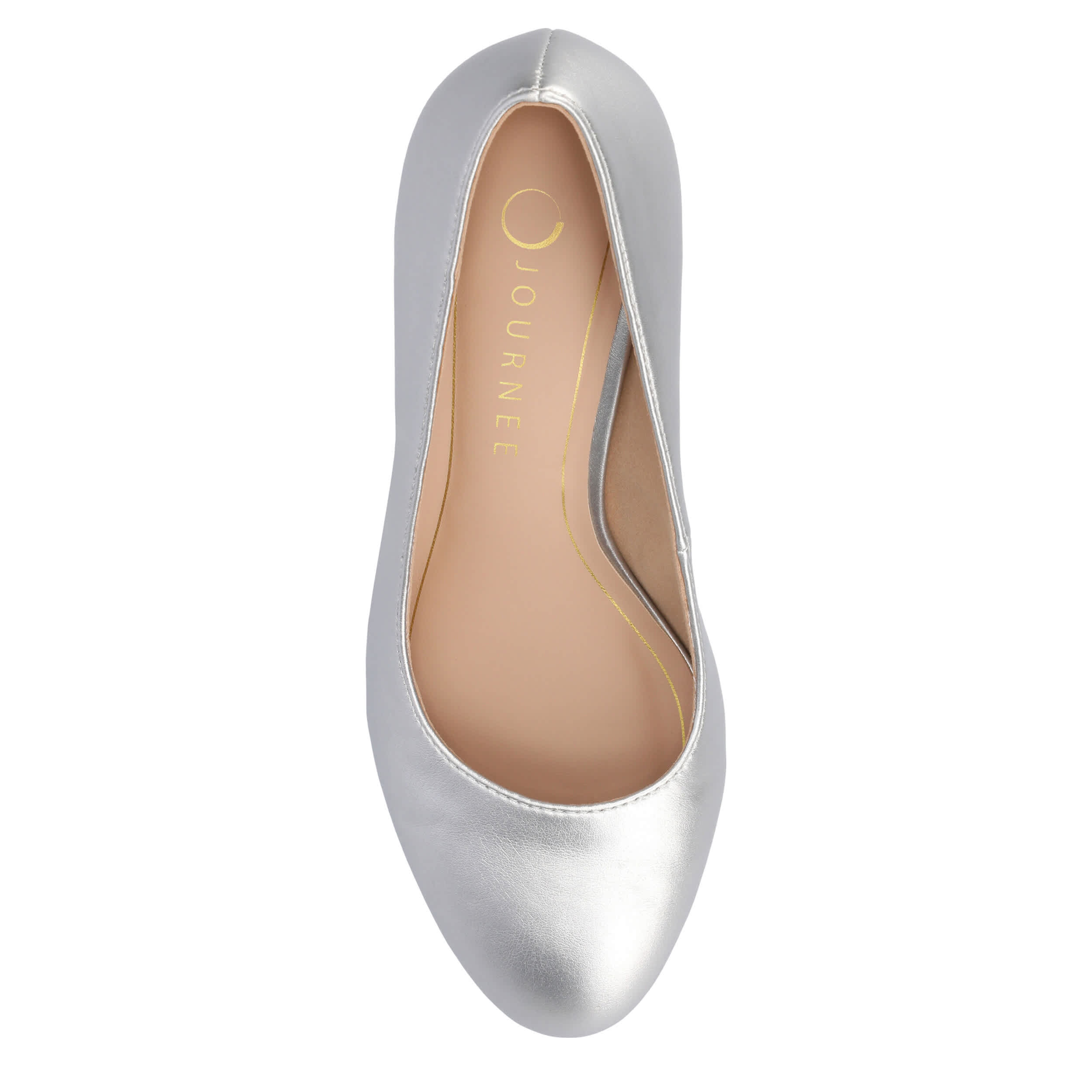 JOURNEE COLLECTION-WOMENS SERAPHINA PUMP-SILVER & 