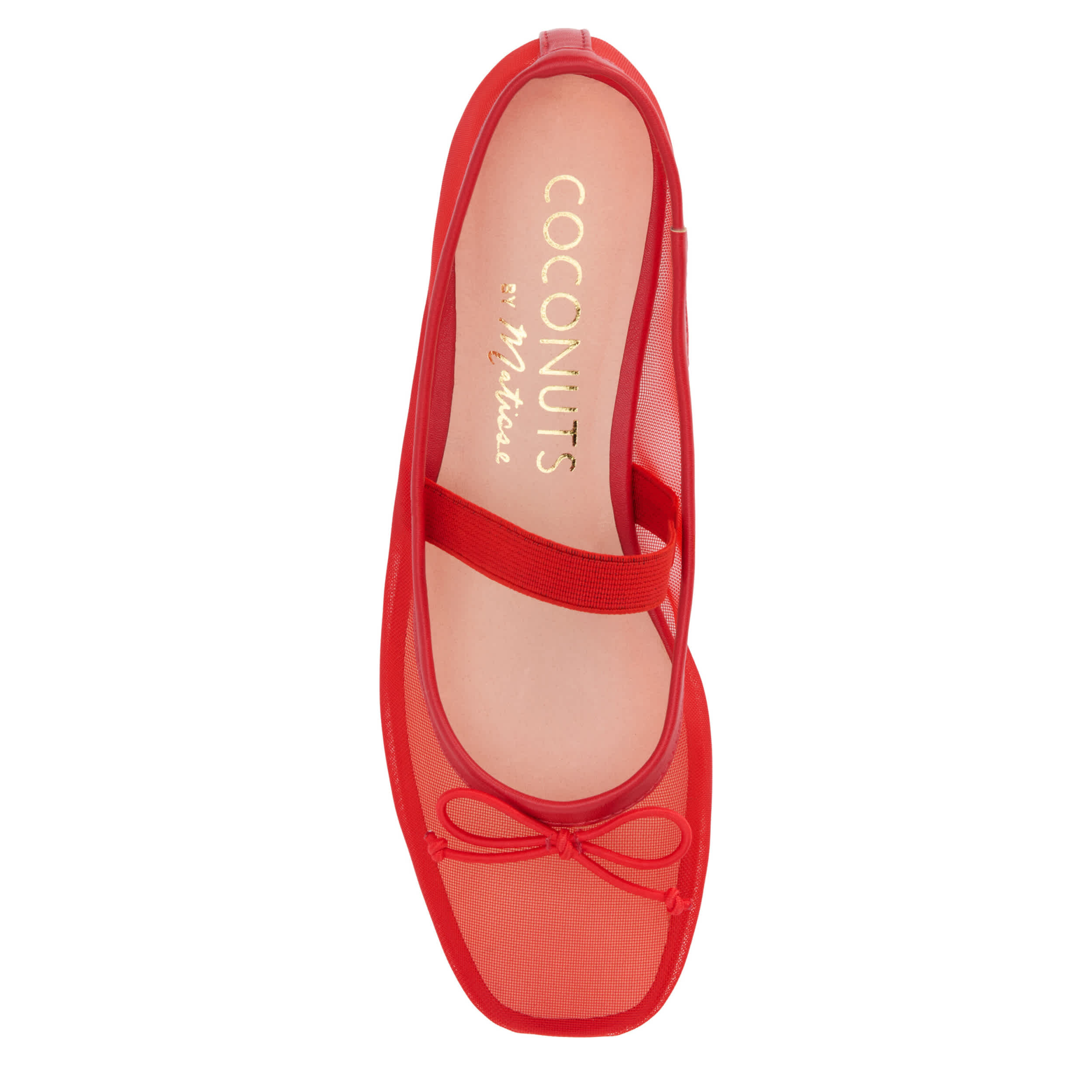 COCONUTS-WOMENS BRONX FLAT-RED & 