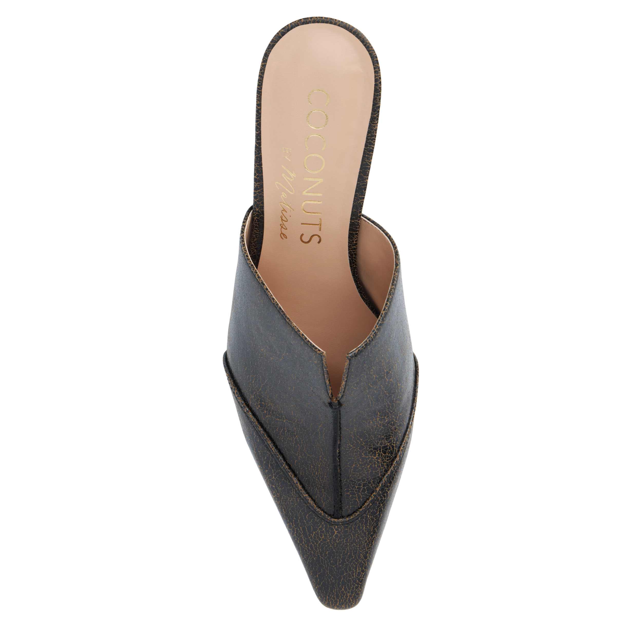 COCONUTS-WOMENS CRAWFORD PUMP MULE-BLACK & 