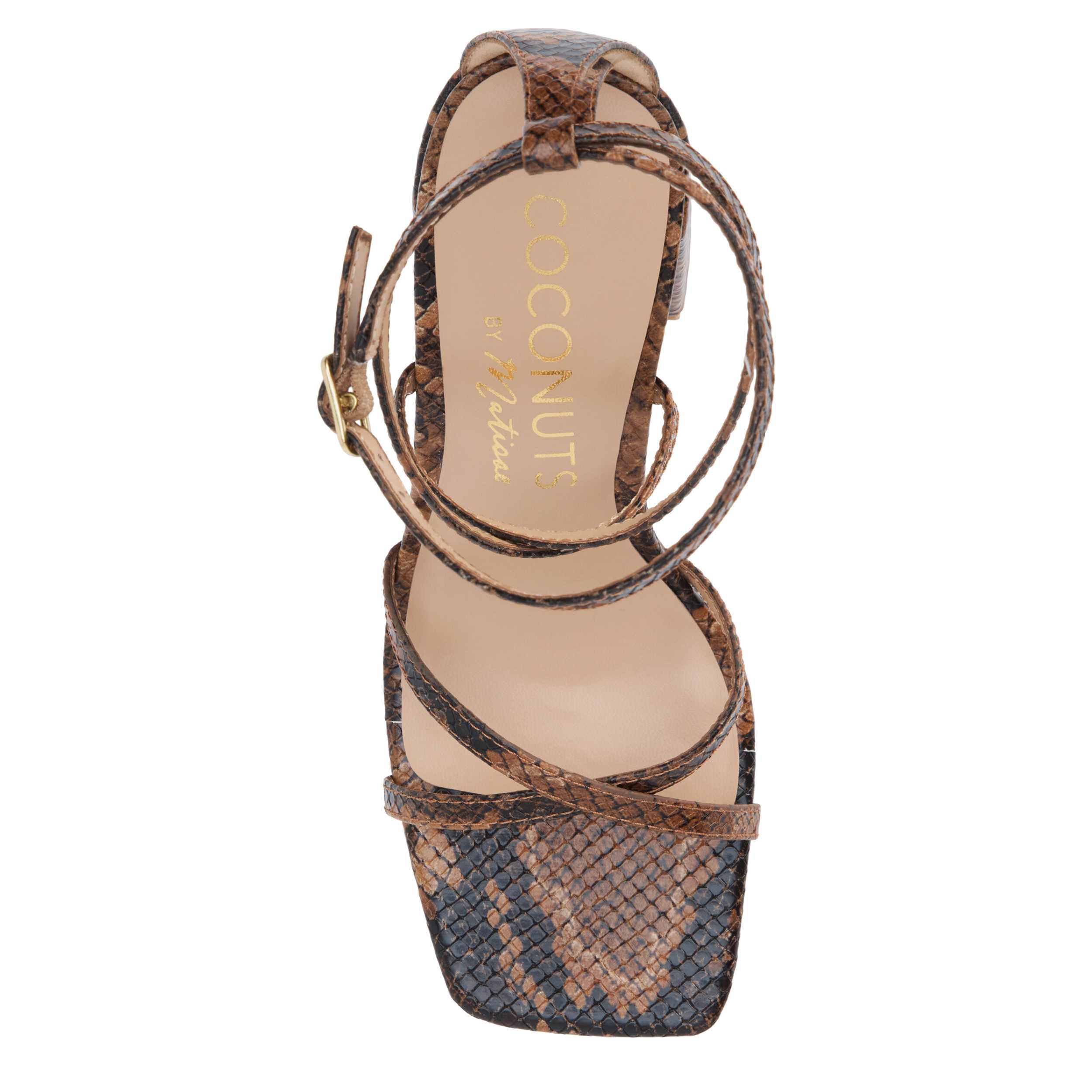 COCONUTS-WOMENS ABBA SANDAL-BROWN & 