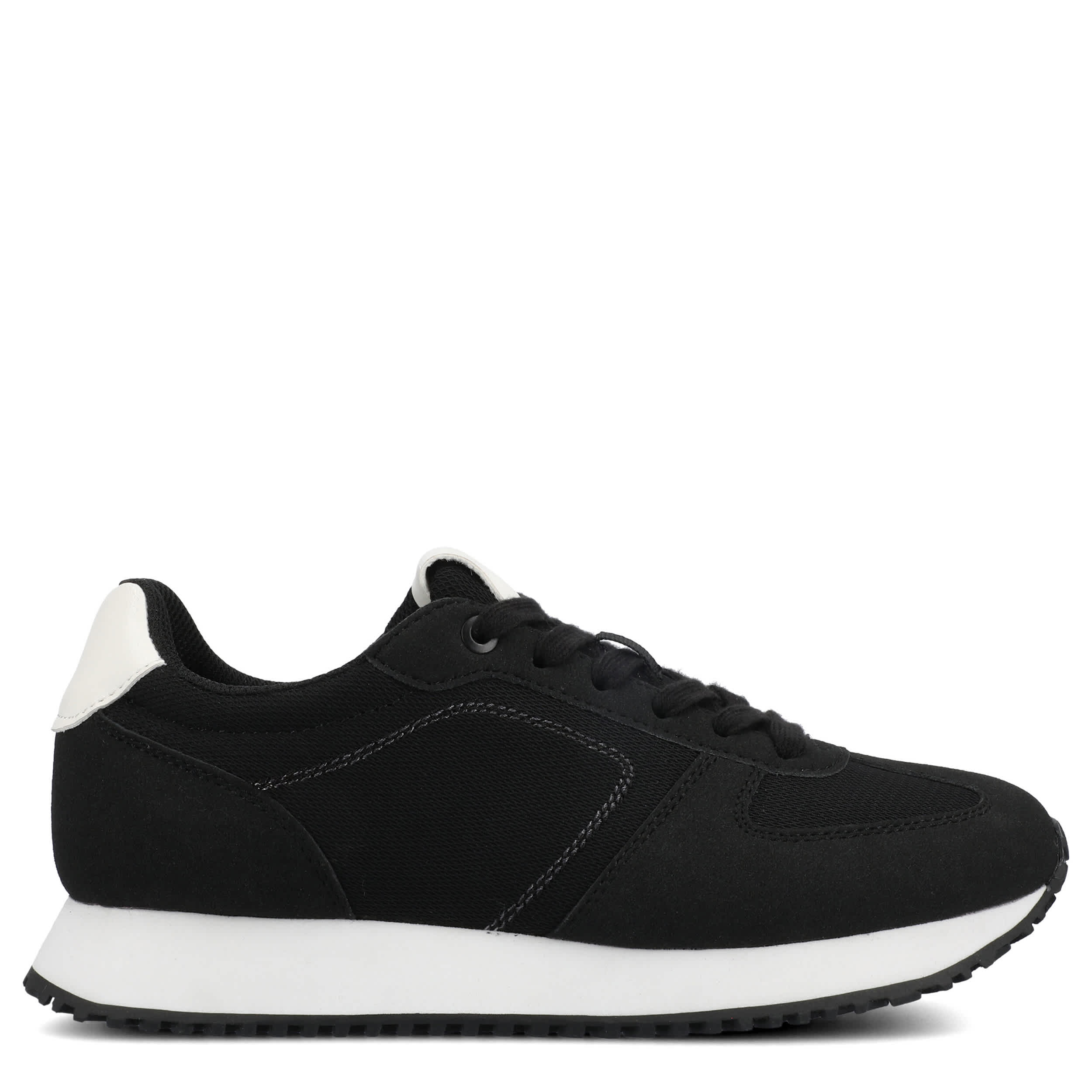 JOURNEE COLLECTION-WOMENS FLOW SNEAKER-BLACK & 