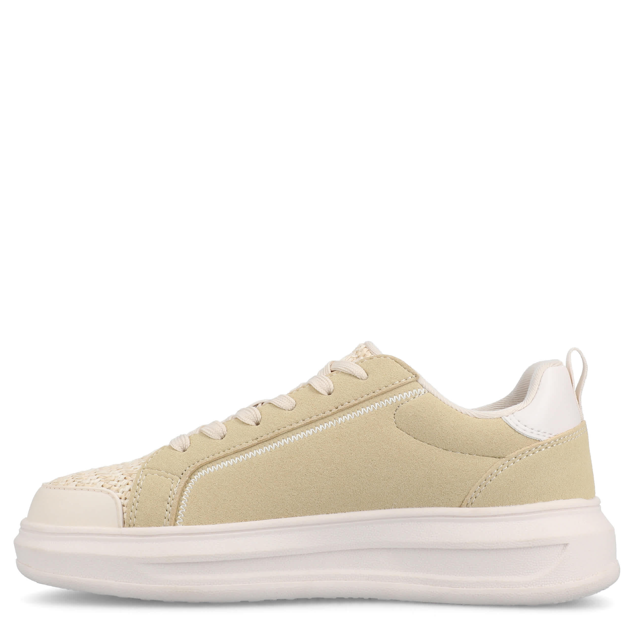 JOURNEE COLLECTION-WOMENS MEEYA SNEAKER-NATURAL & 