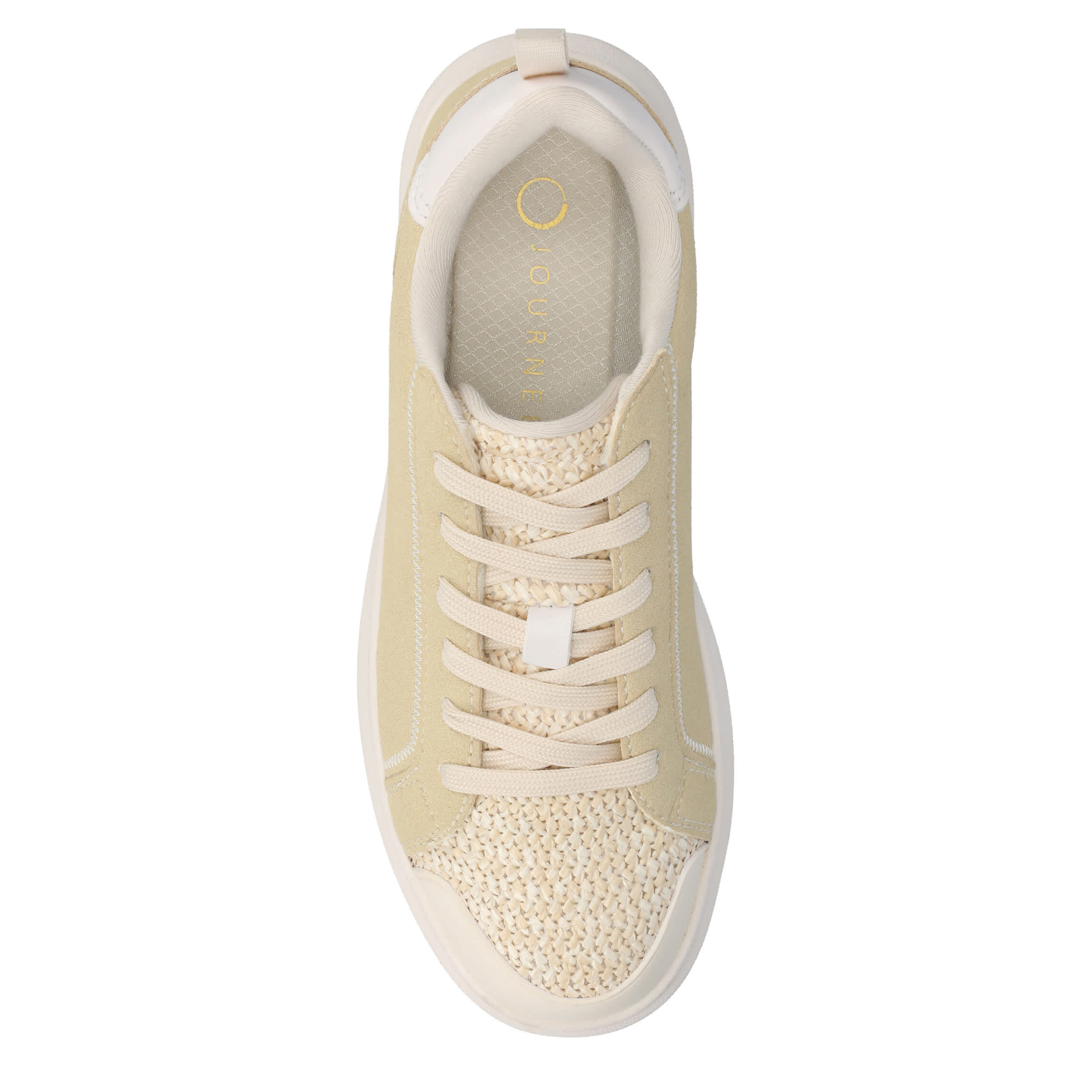 JOURNEE COLLECTION-WOMENS MEEYA SNEAKER-NATURAL & 