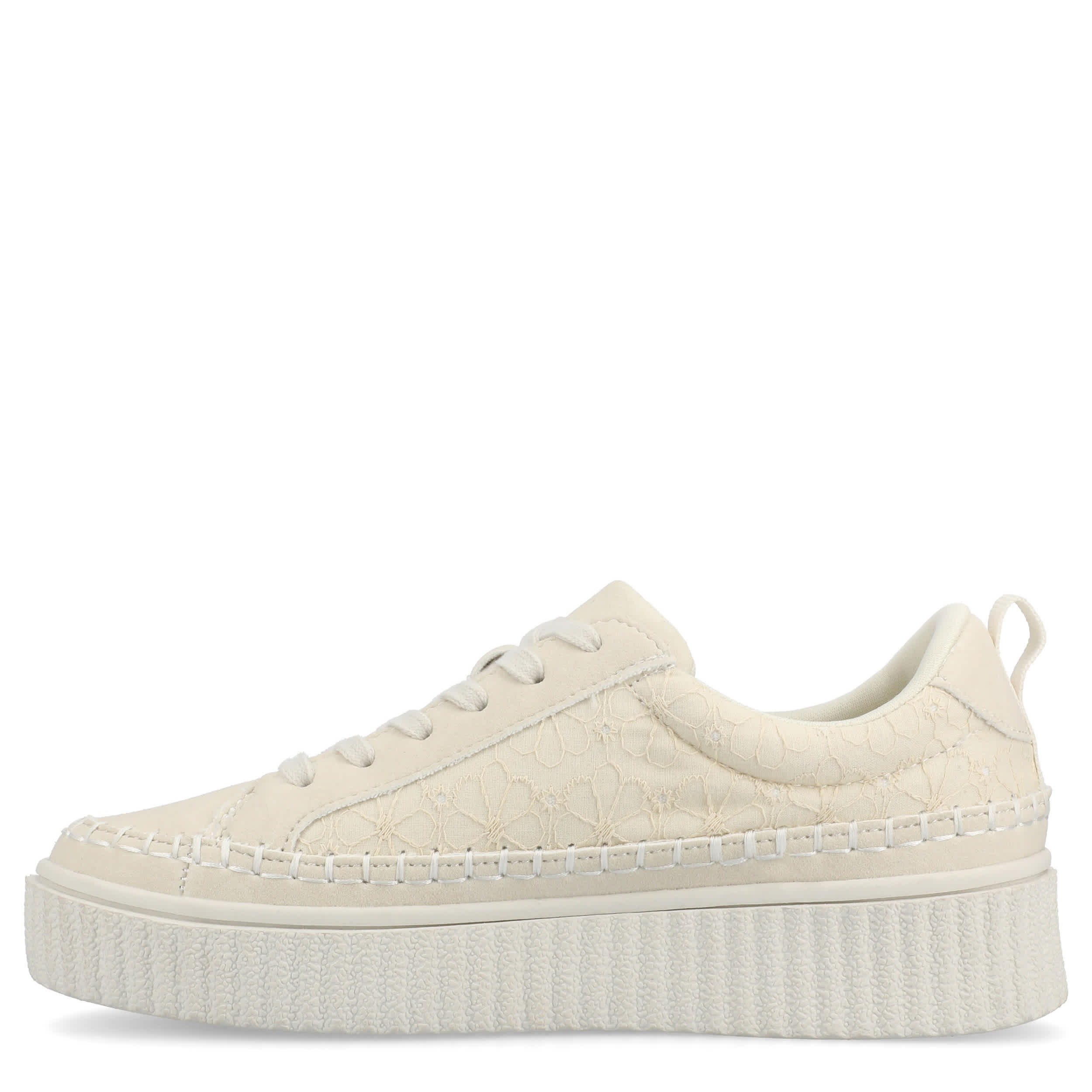 JOURNEE COLLECTION-WOMENS PAZEY SNEAKER-BONE & 