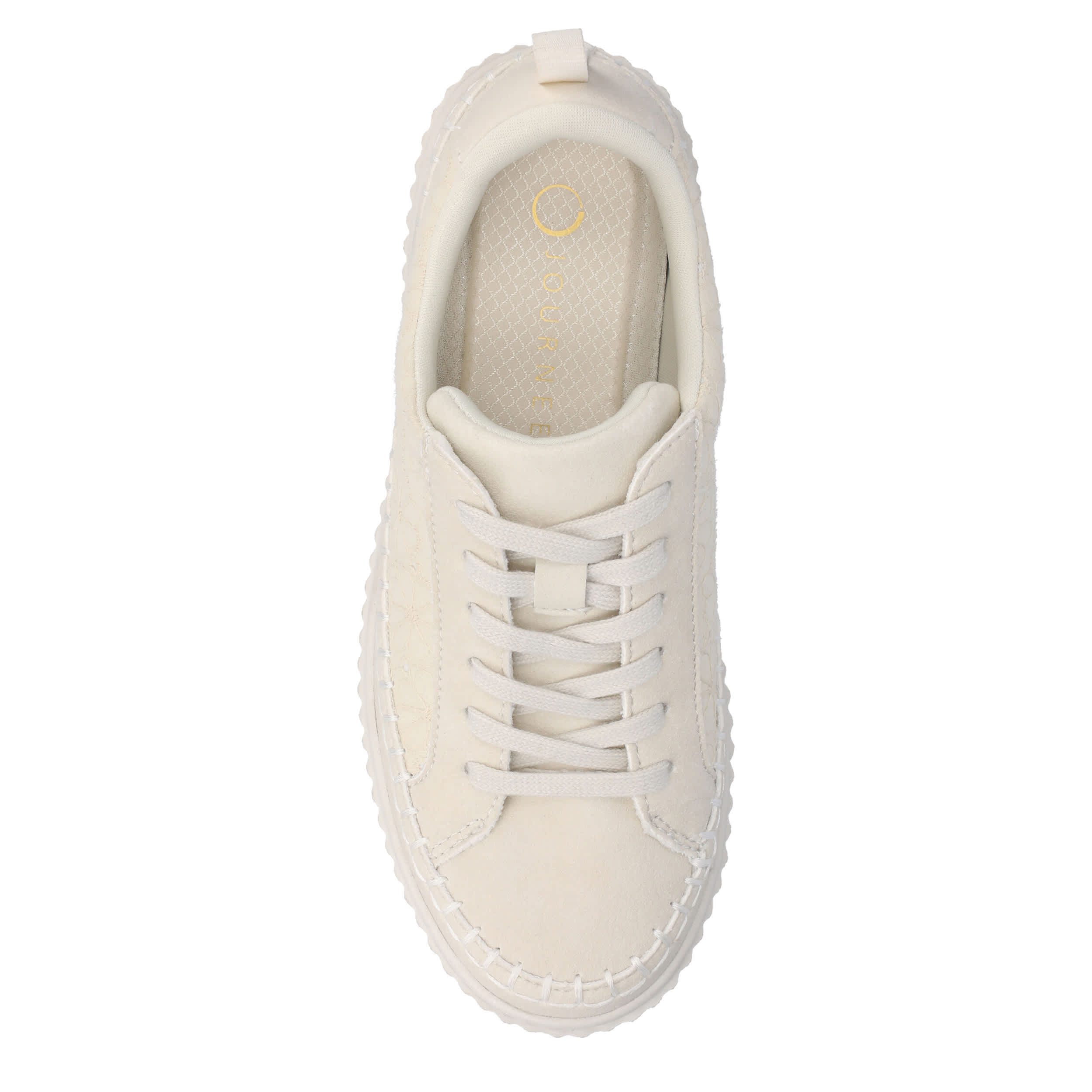 JOURNEE COLLECTION-WOMENS PAZEY SNEAKER-BONE & 