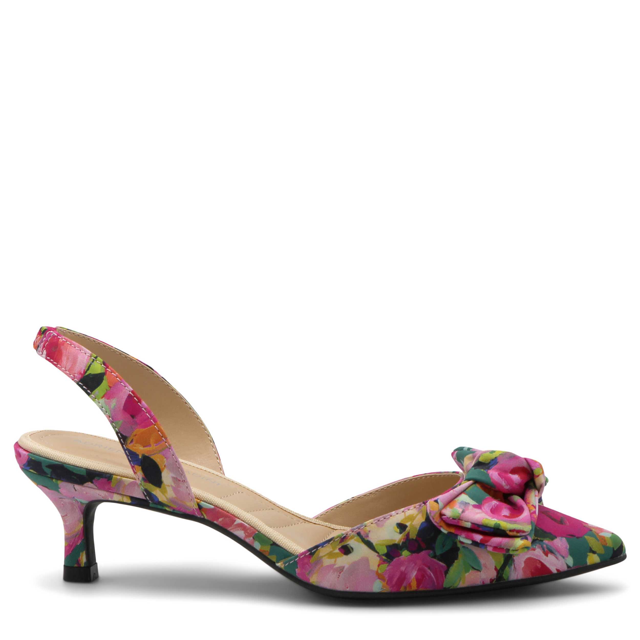 ADRIENNE VITTADINI-WOMENS SOUPY PUMP-FLORAL & MULTICOLOR