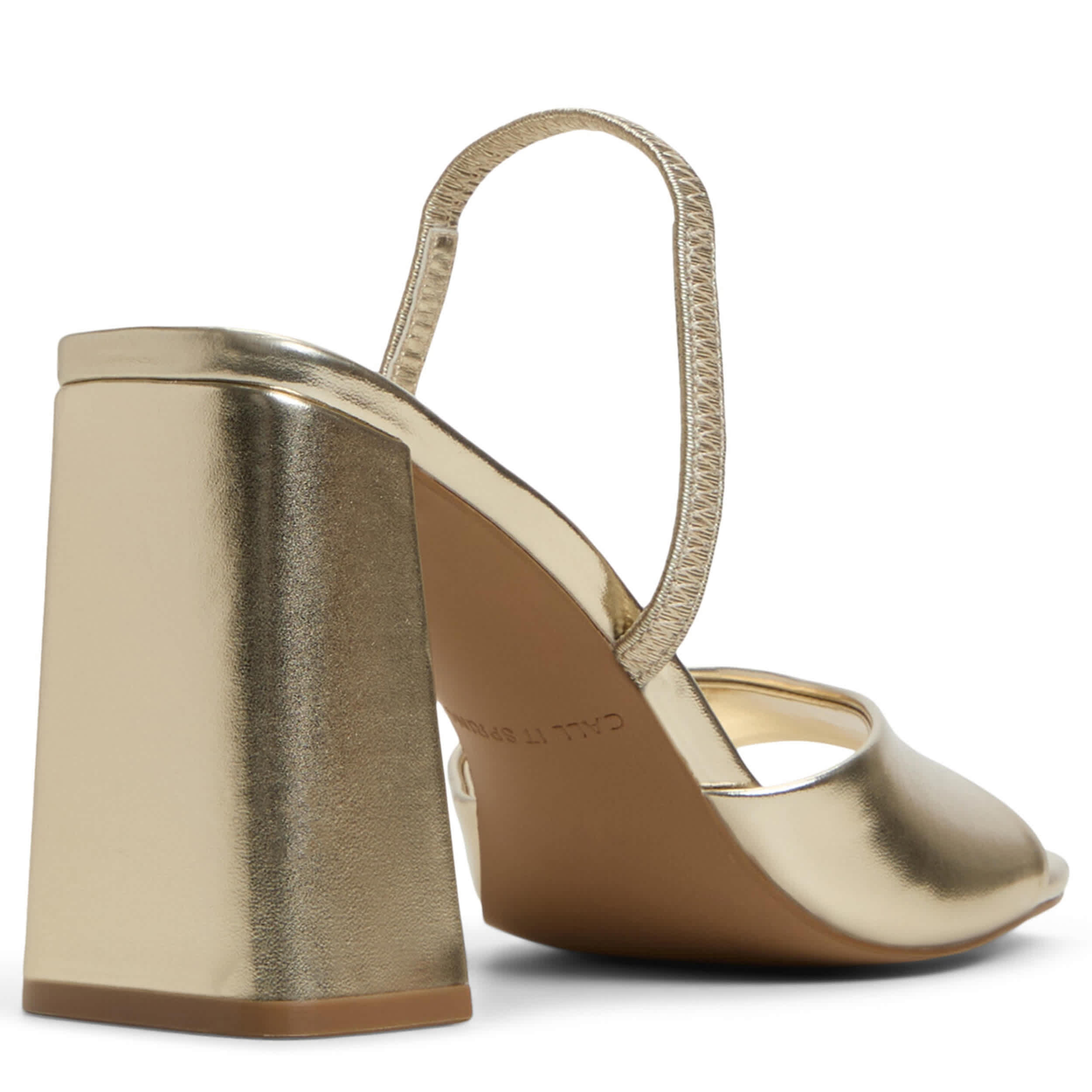 Call It Spring-WOMENS CHELLSEA SANDAL-GOLD & 