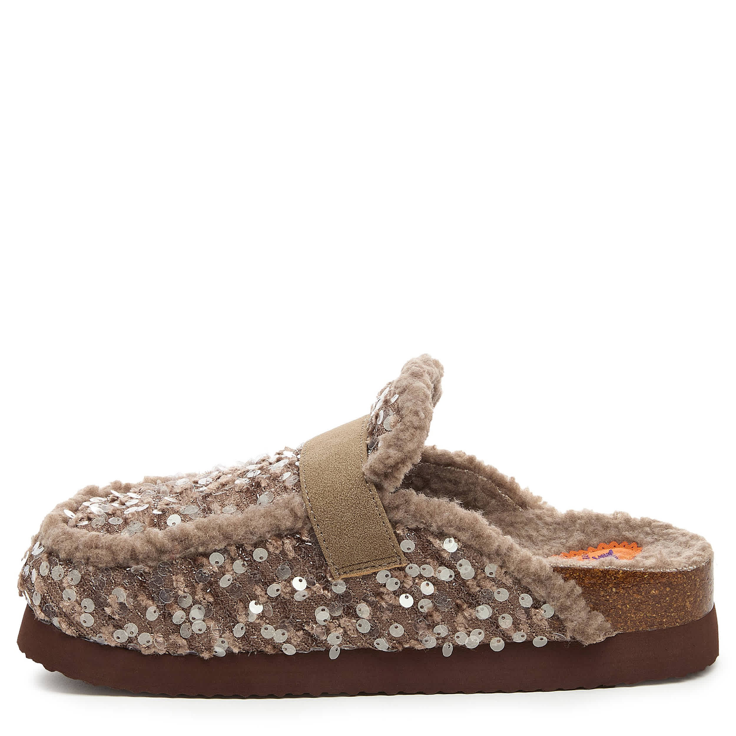 ROCKET DOG-WOMENS ARCTIC CLOG-BROWN & 